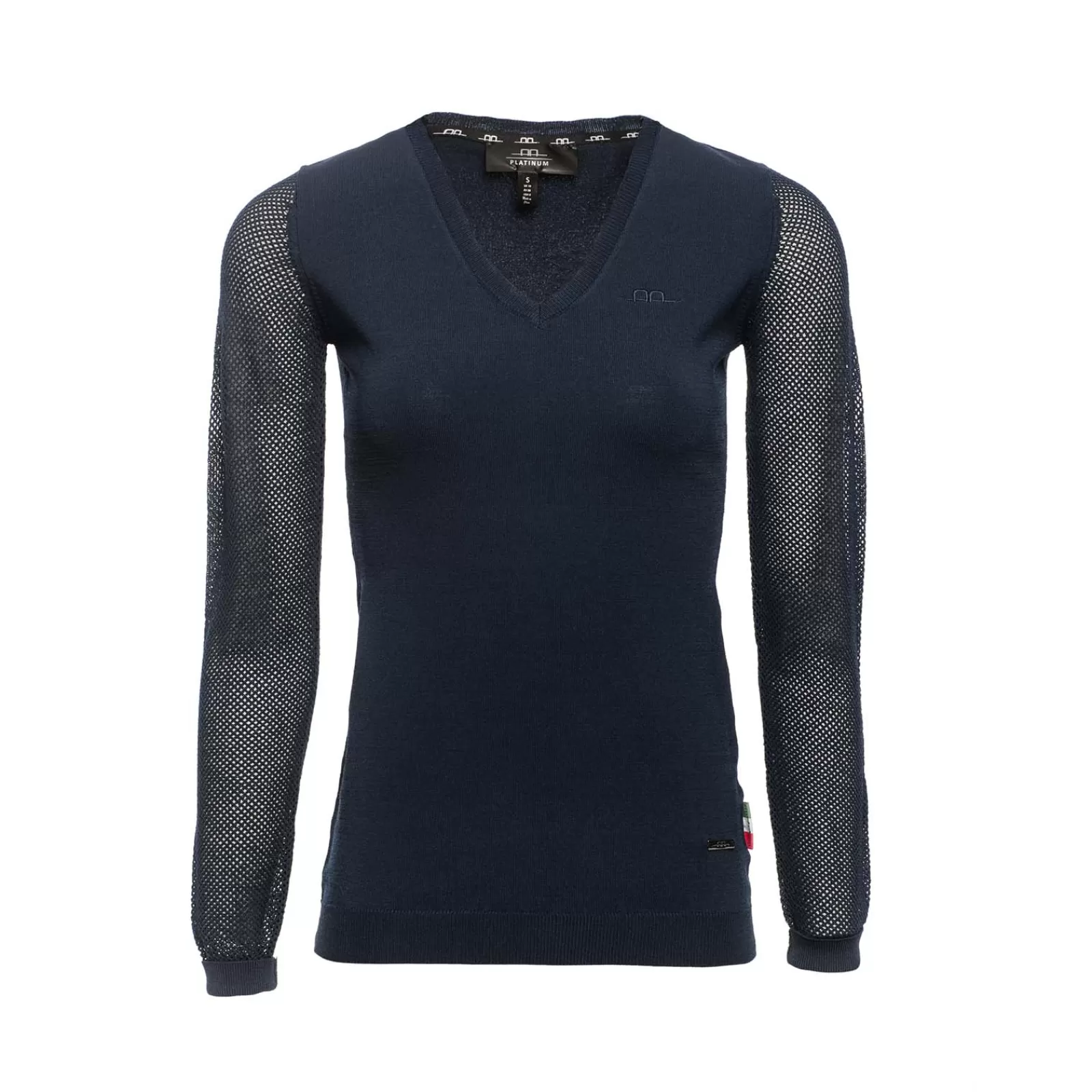 Riding Jumpers & Fleeces*horseware Aa Ladies' Sweater With Perforated Sleeves Db/Ab