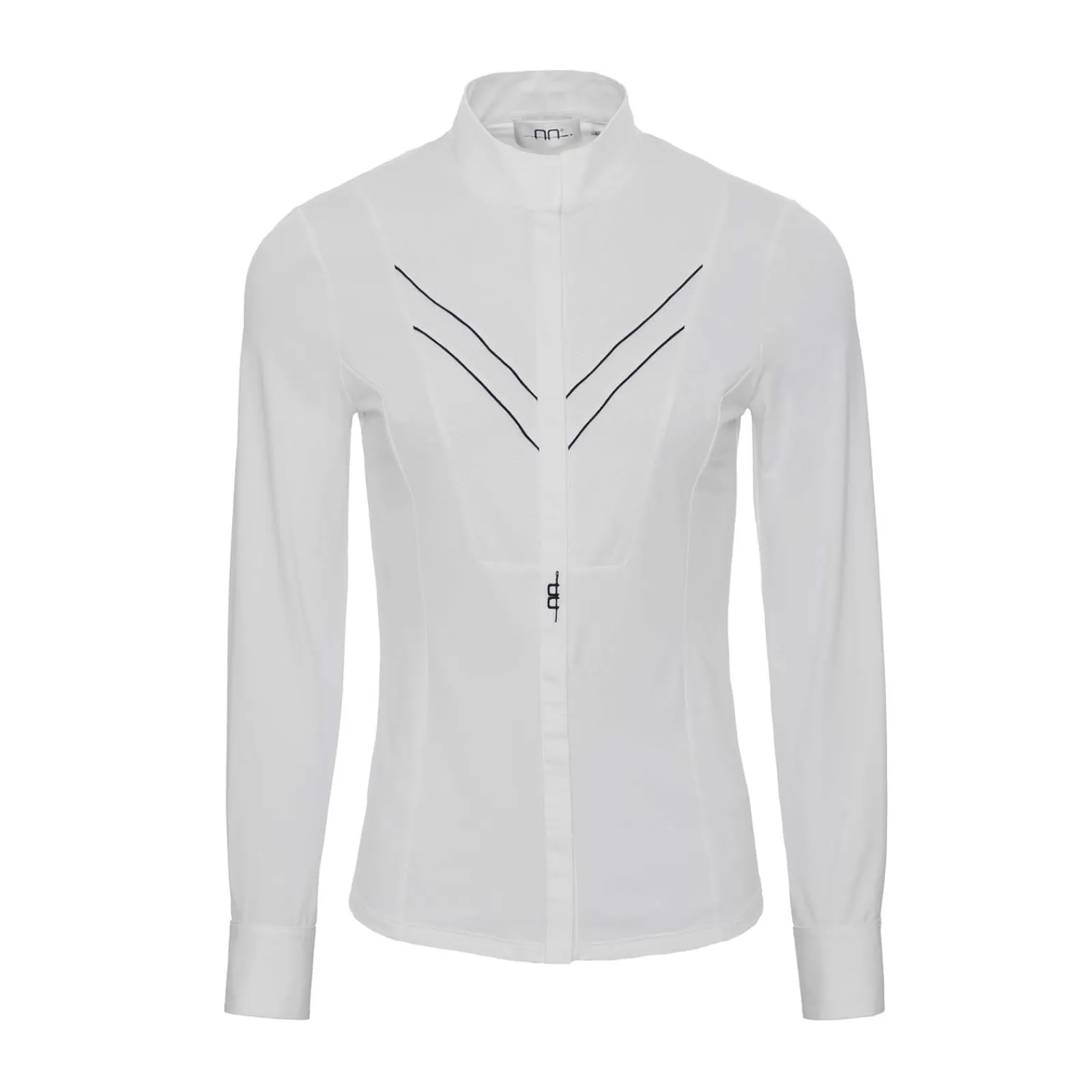 Show Clothing*horseware Aa Port Women'S Competition Top Wh/Ab