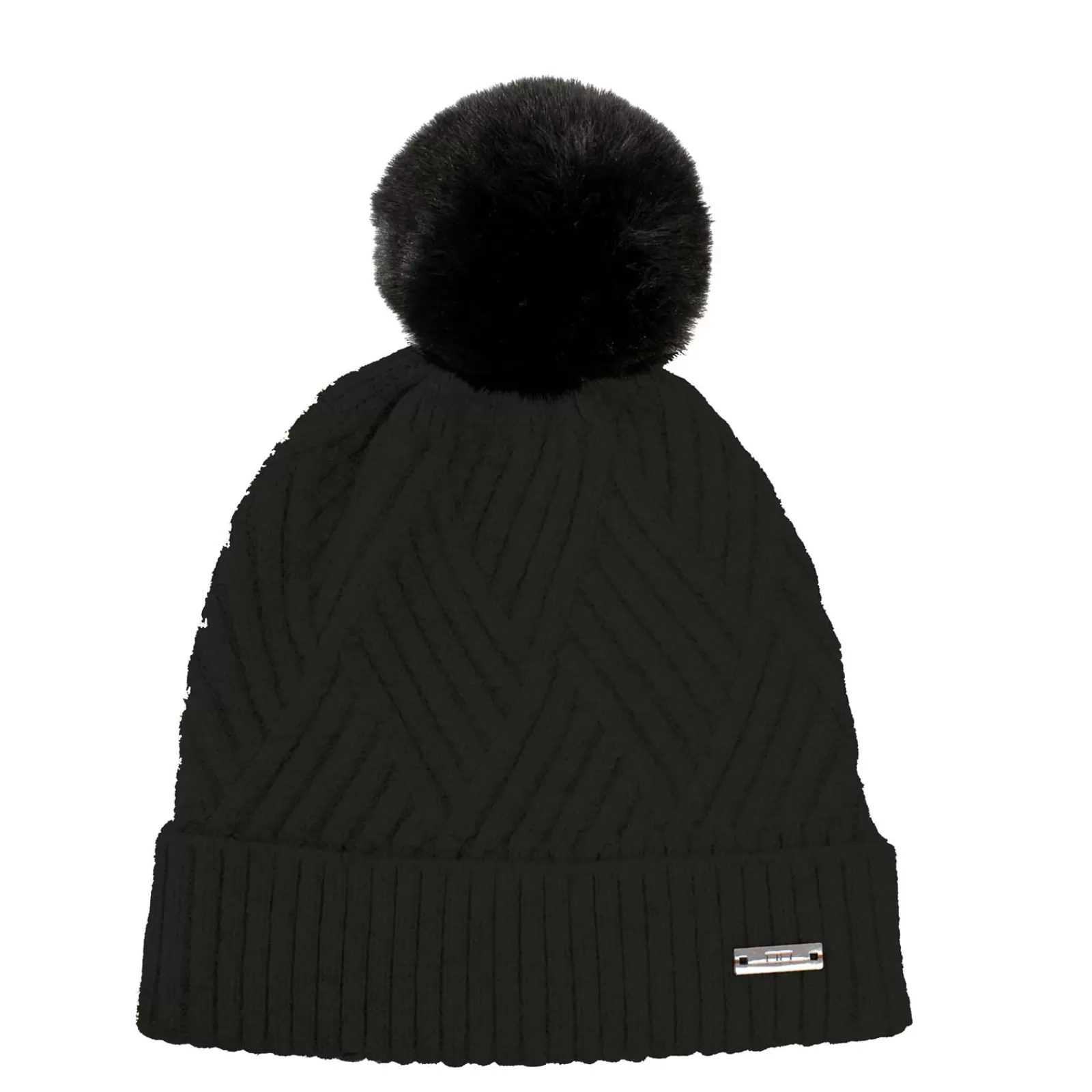 Caps & Headbands*horseware Aa Wool Pom-Pom Hat Black