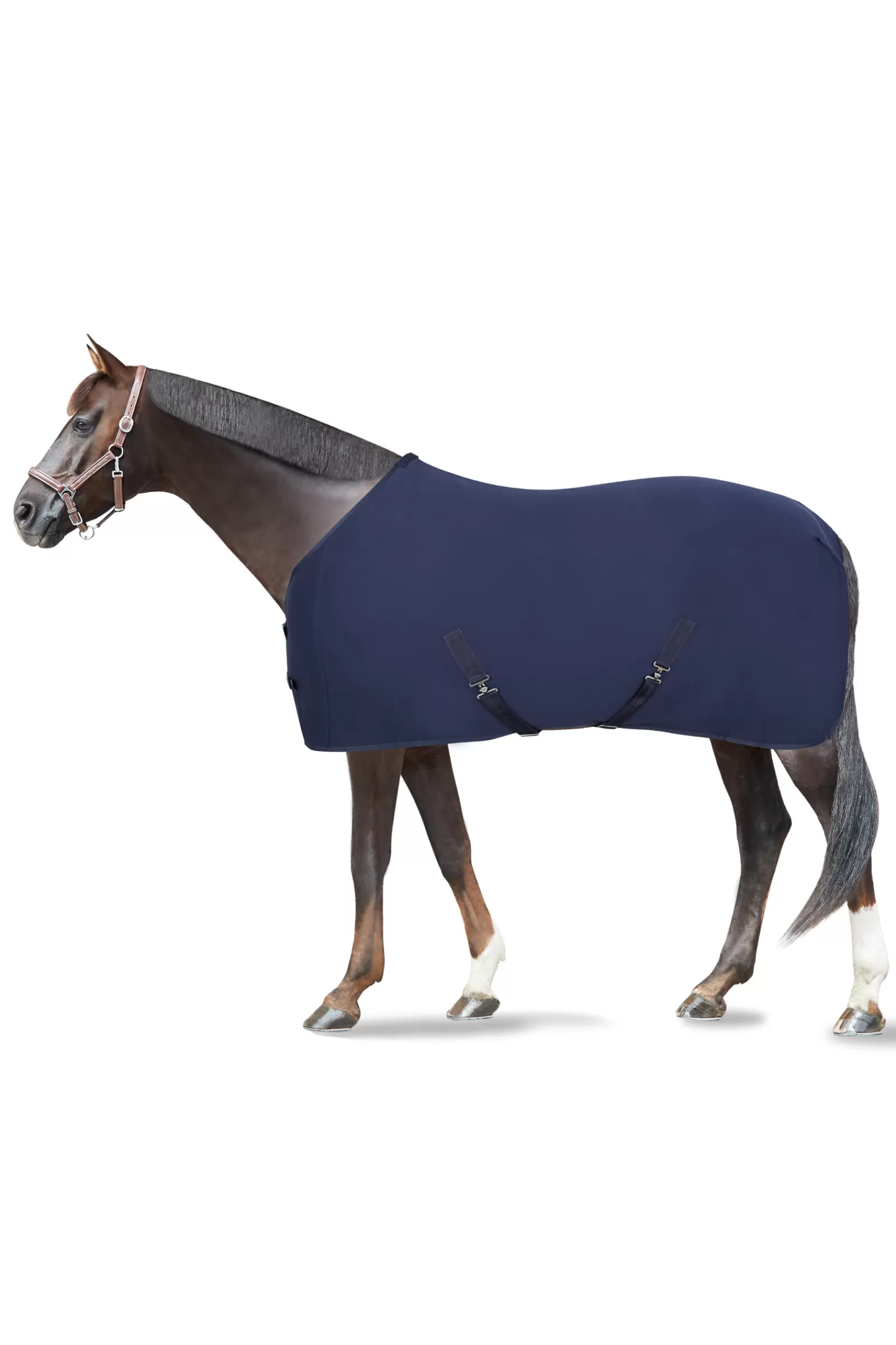 horze Anti Piling Fleece Rug With Fake Fur At Withers> Fleece Horse Rugs & Cooler Rugs