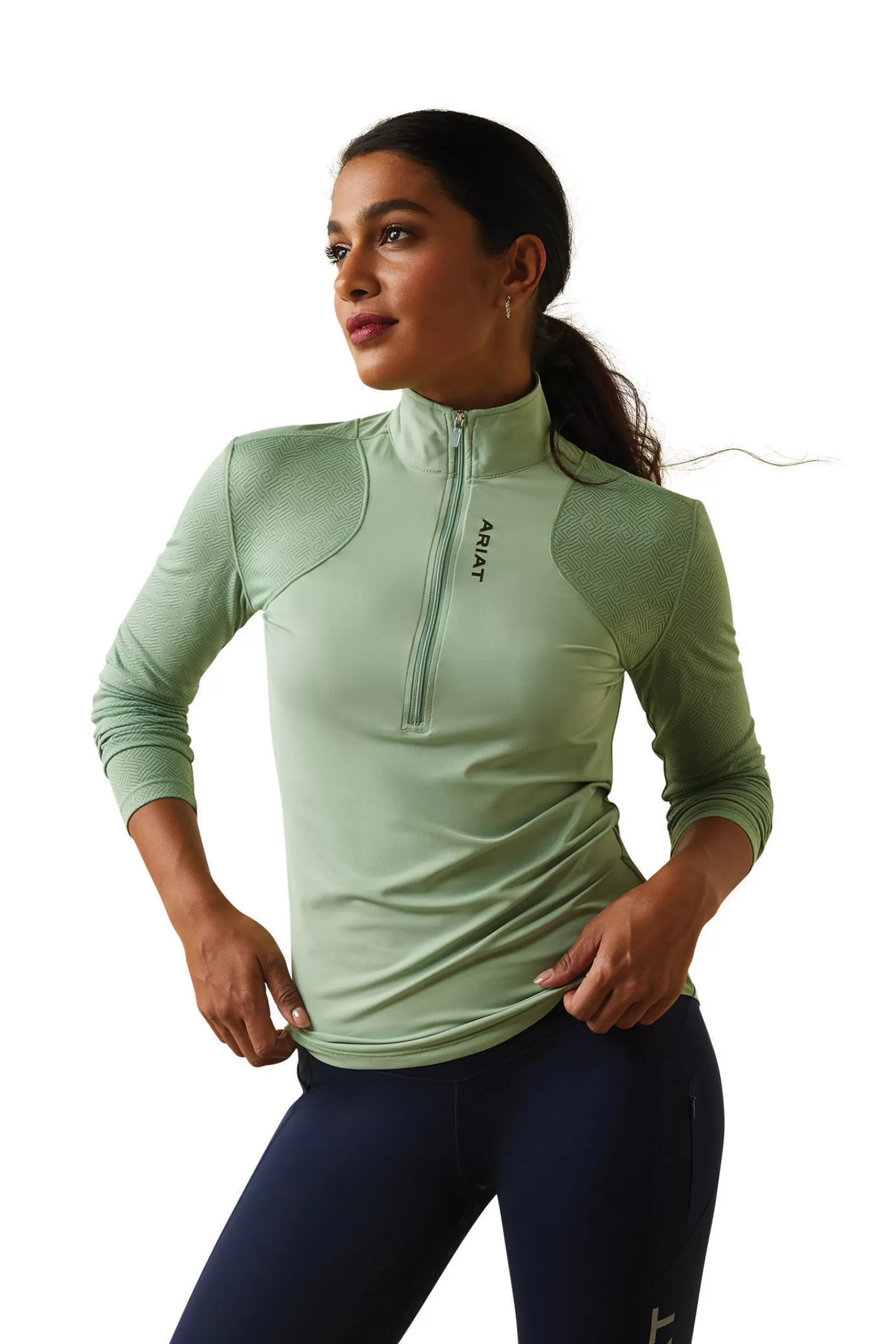 Tops & T-Shirts*ariat Breathe Women'S Baselayer Bright Green