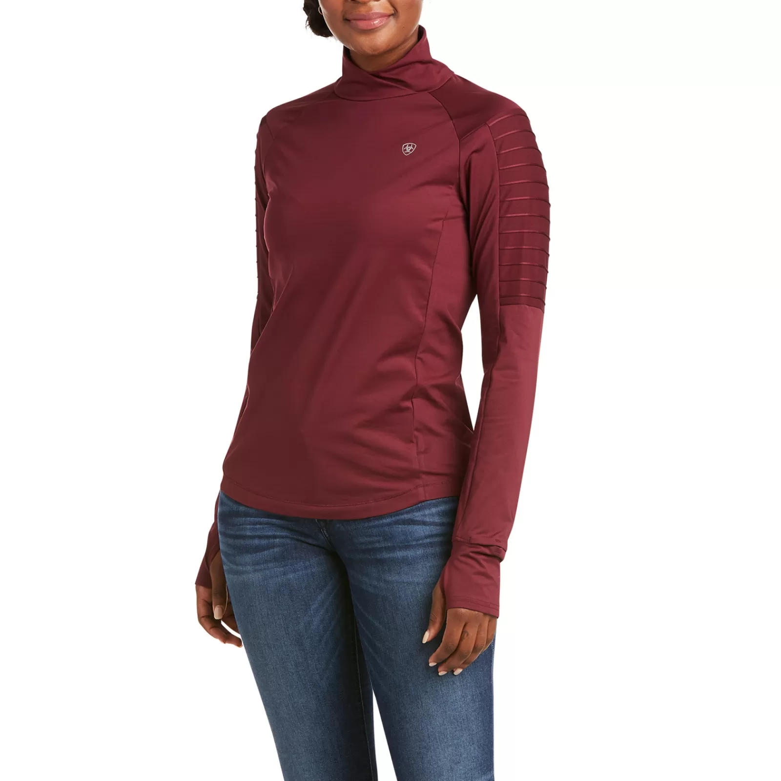 Tops & T-Shirts*ariat Facet Baselayer Wine Red