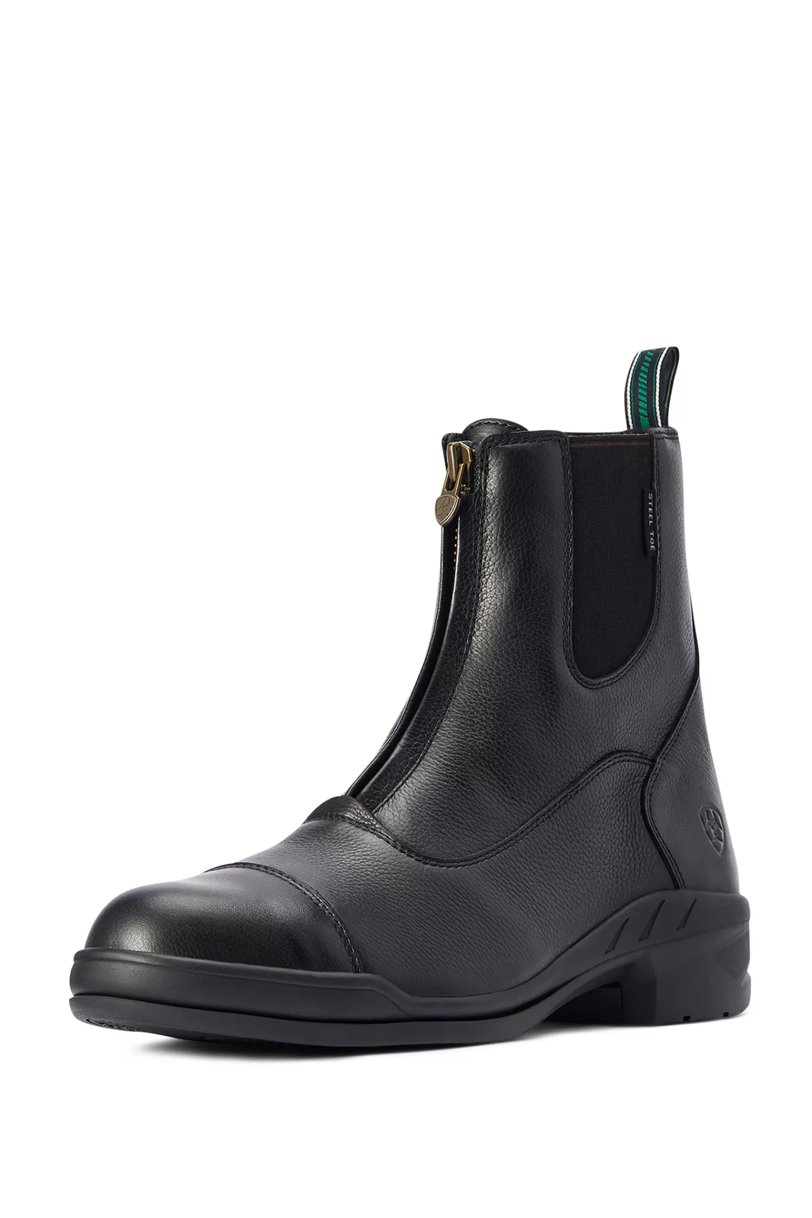 Jodhpur Boots*ariat Heritage Iv Zip Steel Toe Men'S Paddock Boot Black