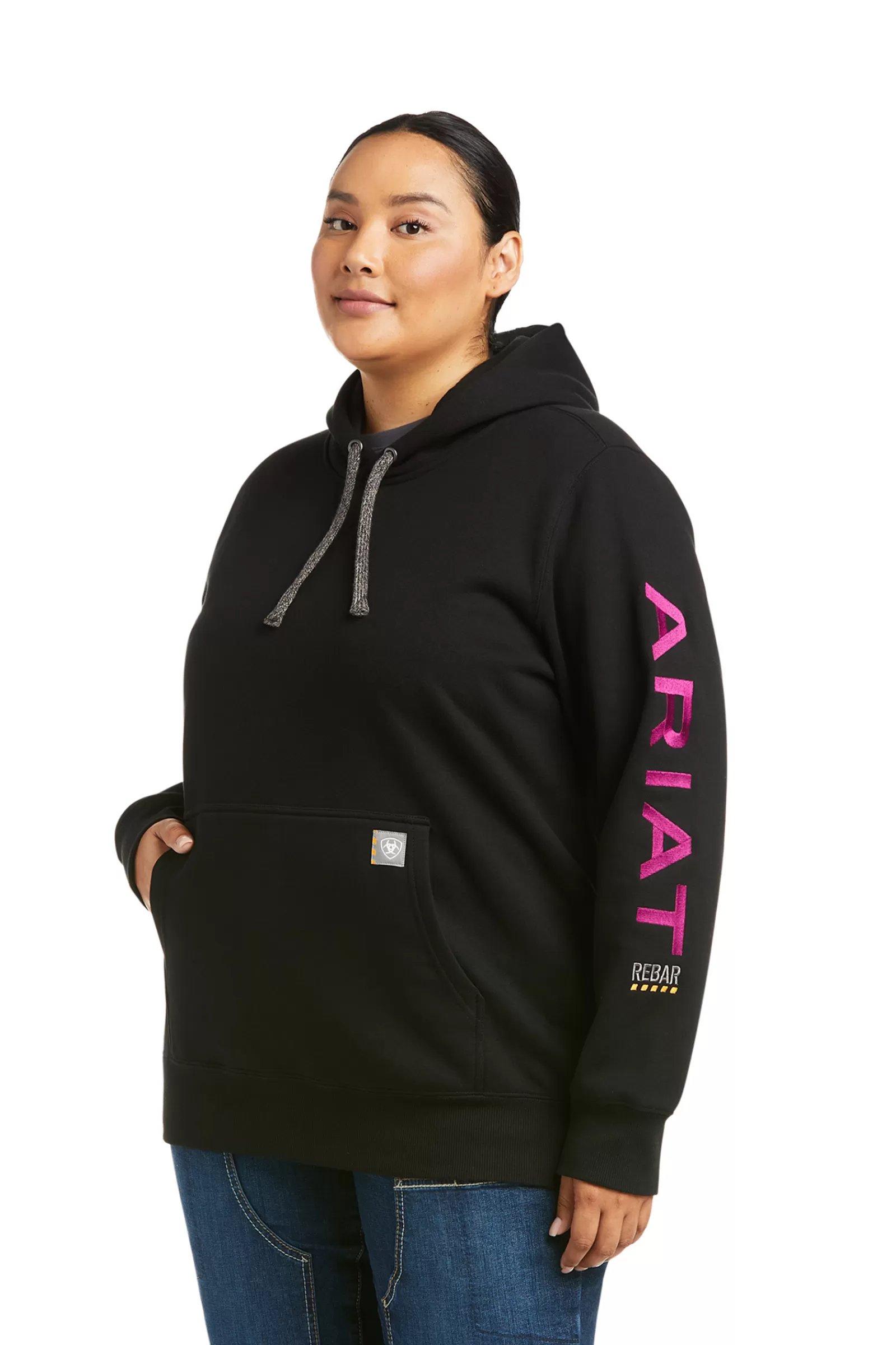 Riding Jumpers & Fleeces*ariat Rebar Women'S Graphic Hoodie Black/Purple