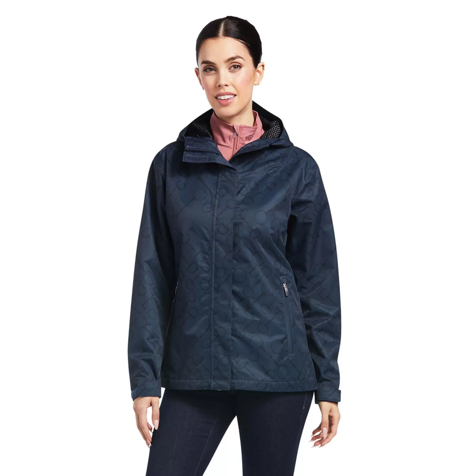 Coats & Jackets*ariat Spectator Women'S Waterproof Jacket Blue/ Bit Print