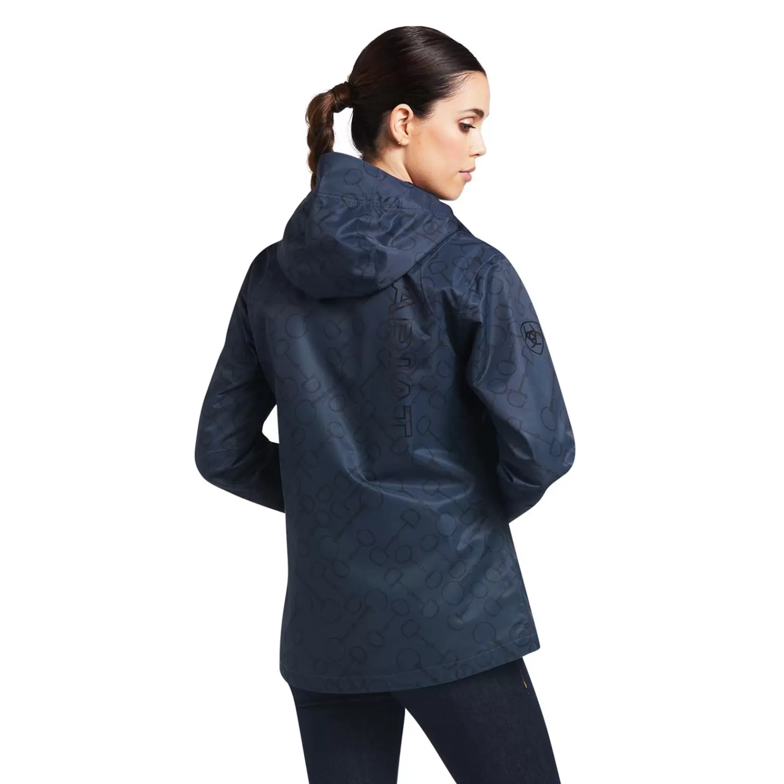 Coats & Jackets*ariat Spectator Women'S Waterproof Jacket Blue/ Bit Print