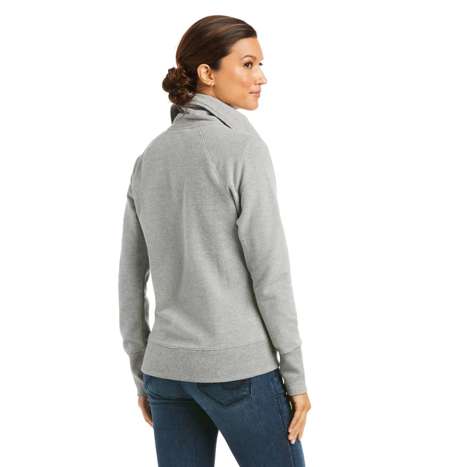 Tops & T-Shirts*ariat Team Logo Full Zip Sweatshirt Grey