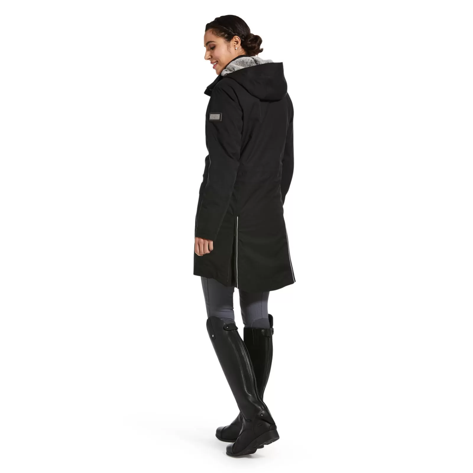 Coats & Jackets*ariat Tempest Insulated Parka Black/Gray