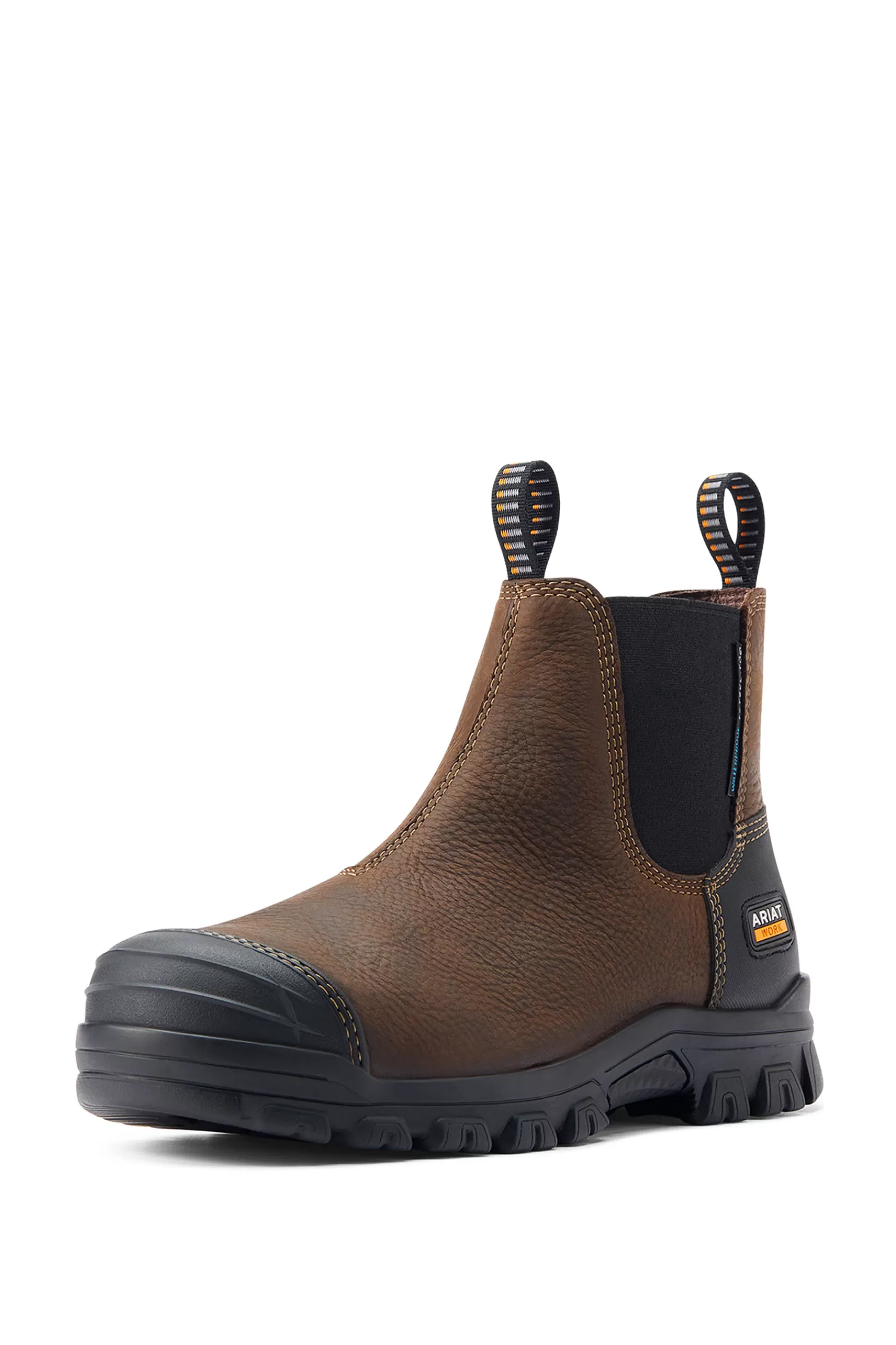 Riding Boots & Shoes*ariat Treadfast Chelsea Men'S Waterproof Steel Toe Work Boots Brown