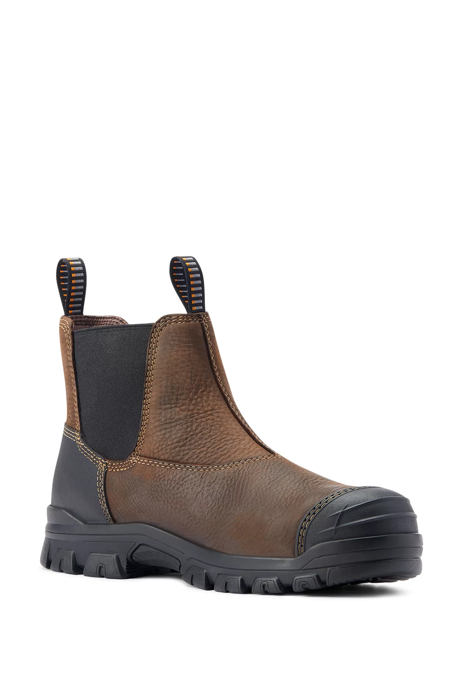 Riding Boots & Shoes*ariat Treadfast Chelsea Men'S Waterproof Steel Toe Work Boots Brown
