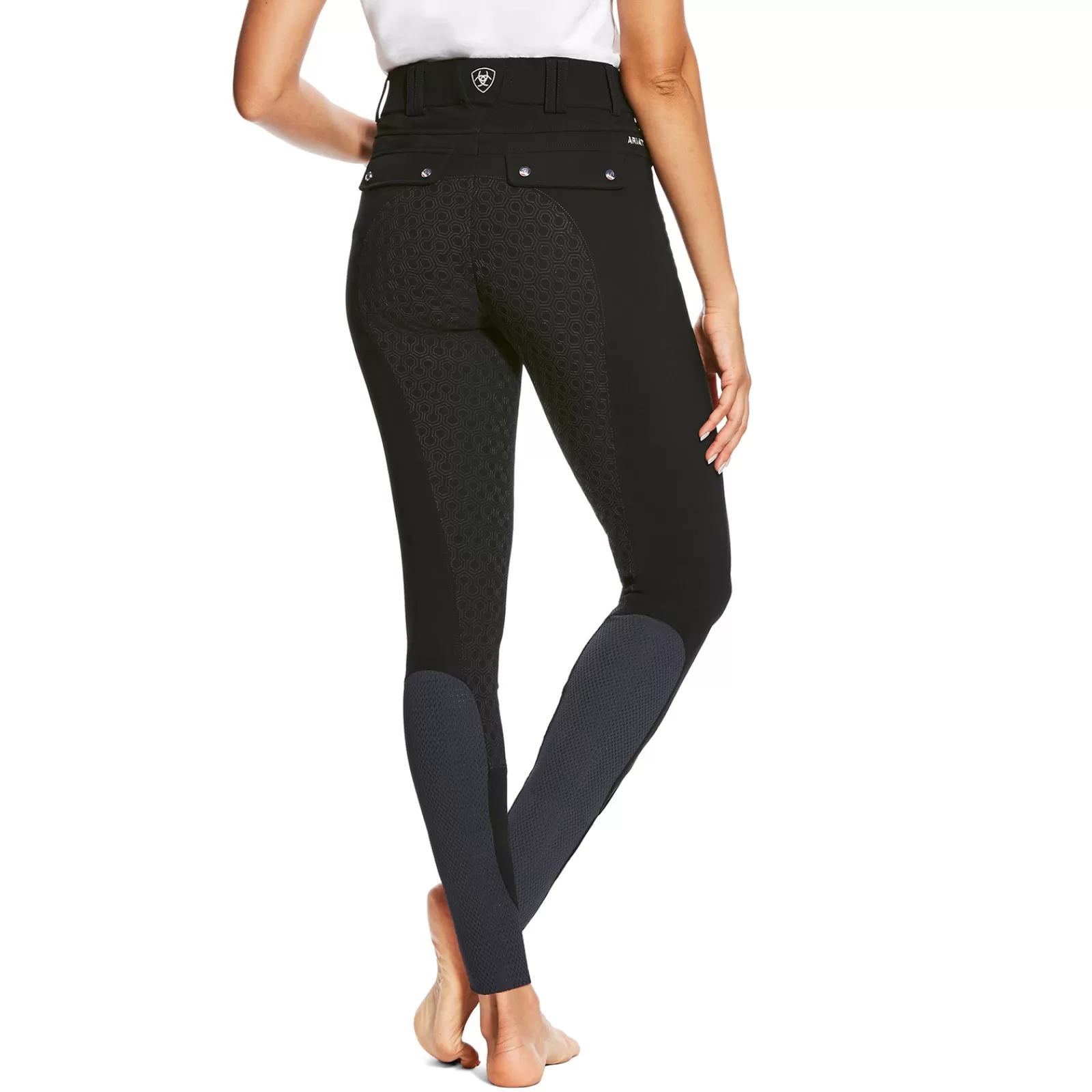 Full Seat Breeches*ariat Tri Factor Full Seat Breeches With Silicone Grip For Women Black