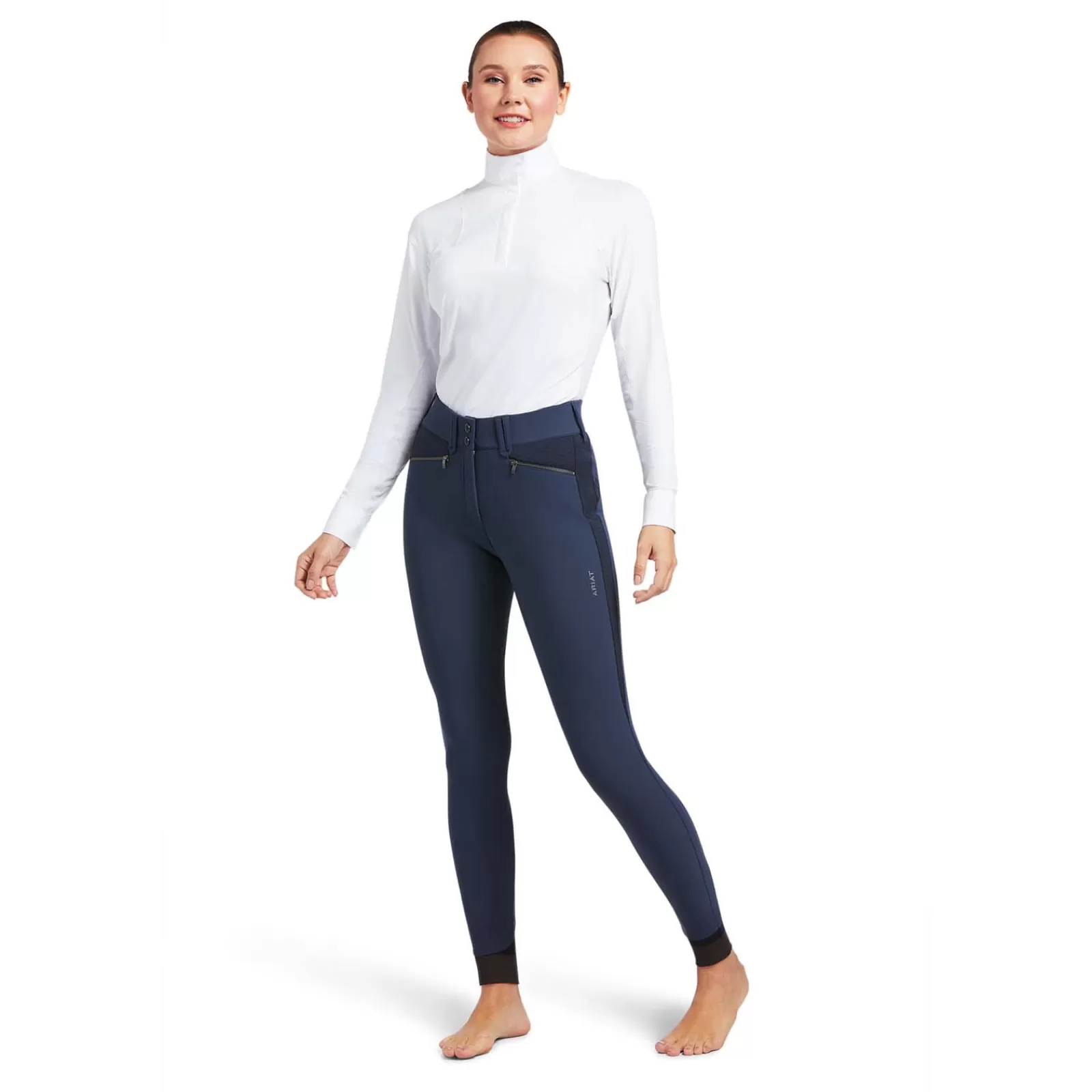 Full Seat Breeches*ariat Tri Factor X Bellatrix Women'S Full Seat Breeches Blue Nights