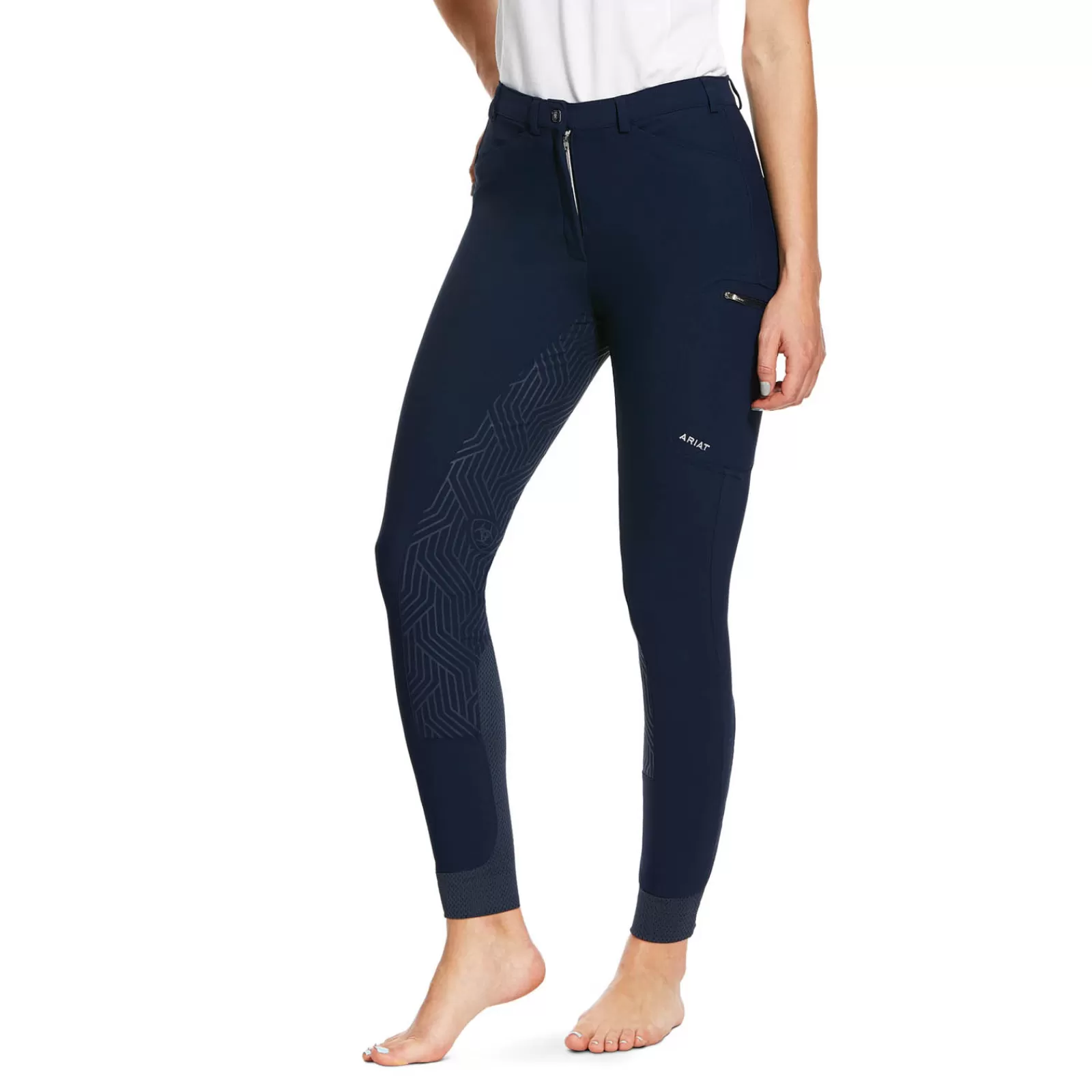 Full Seat Breeches*ariat Triton Full Seat Breeches With Silicone Grip For Women Db/Ab