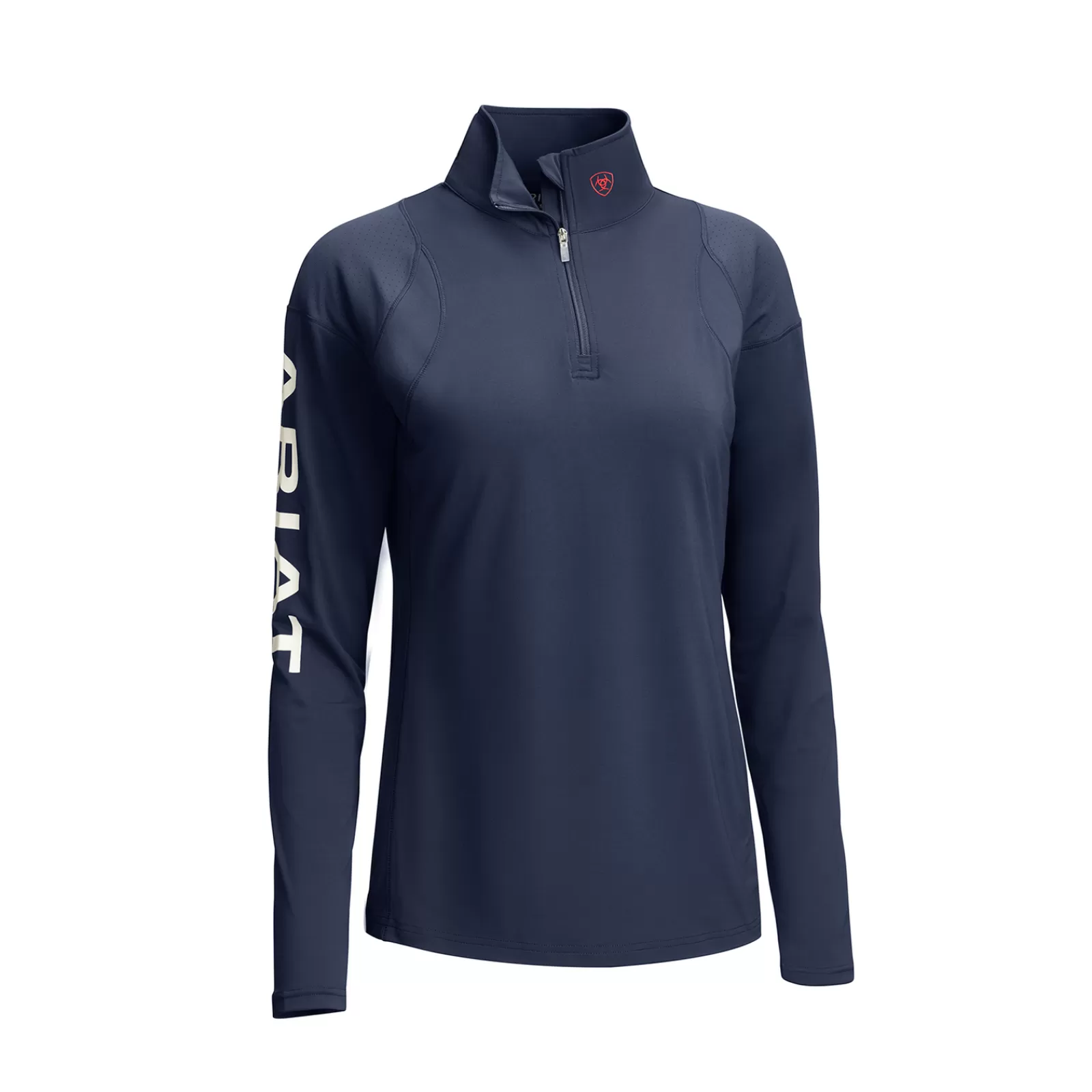 Tops & T-Shirts*ariat Women'S Aubrin 1/4 Zip Baselayer Shirt Dark Blue/Red