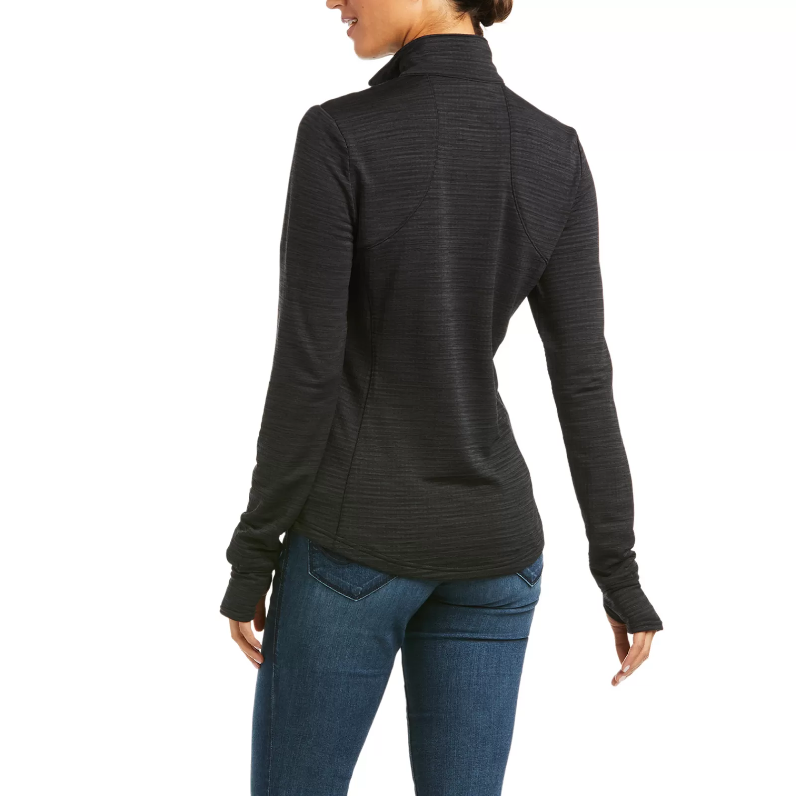 Tops & T-Shirts*ariat Women'S Gridwork 1/4 Zip Baselayer Black