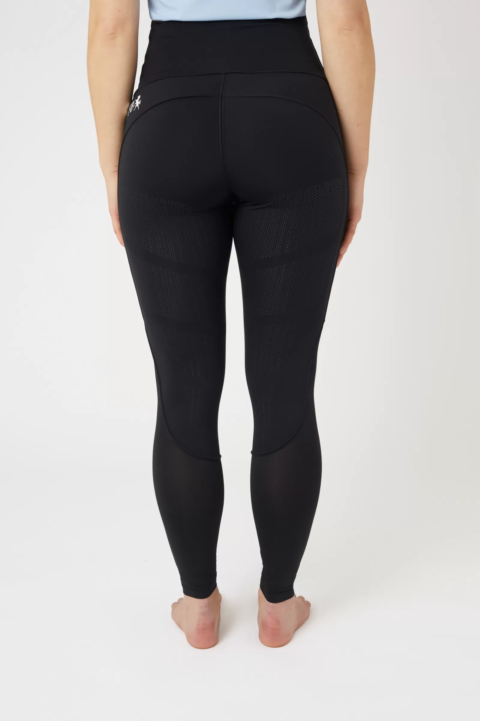 Riding Tights*bvertigo B Vertigo Adelaide Women'S Full Seat Riding Tights With Mesh Inserts Anthracite Dark Grey
