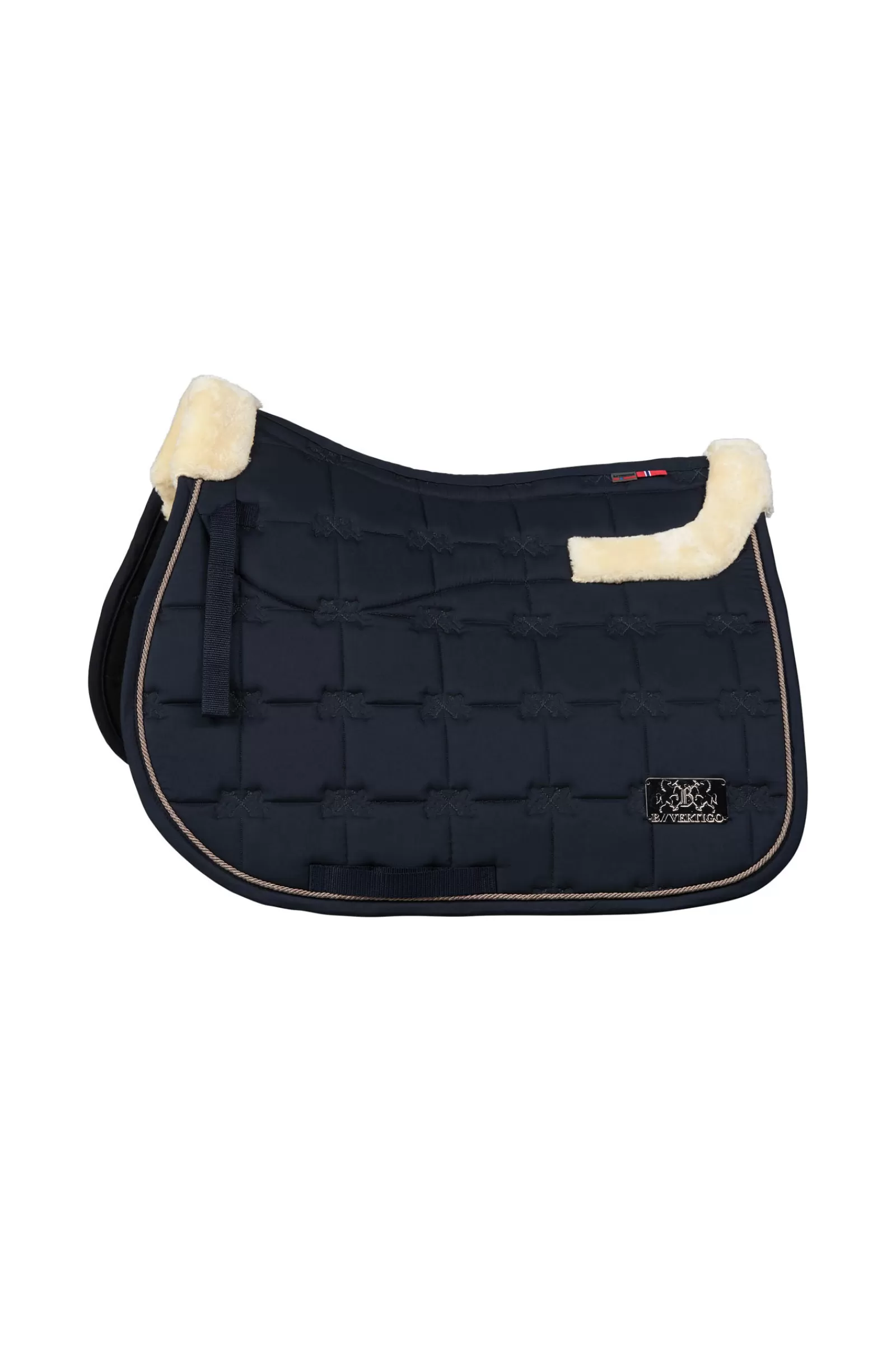bvertigo B Vertigo Alaska All Purpose Saddle Pad With Faux Fur Trim> All Purpose & Jumping Saddle Pads