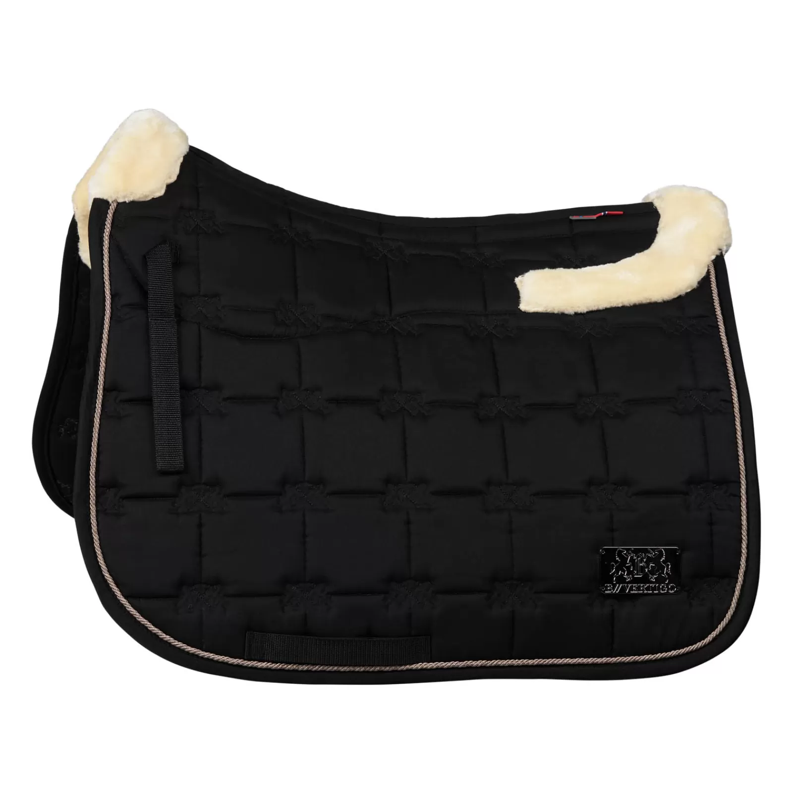 bvertigo B Vertigo Alaska Dressage Saddlepad With Faux Fur Trim> Dressage Saddle Pads