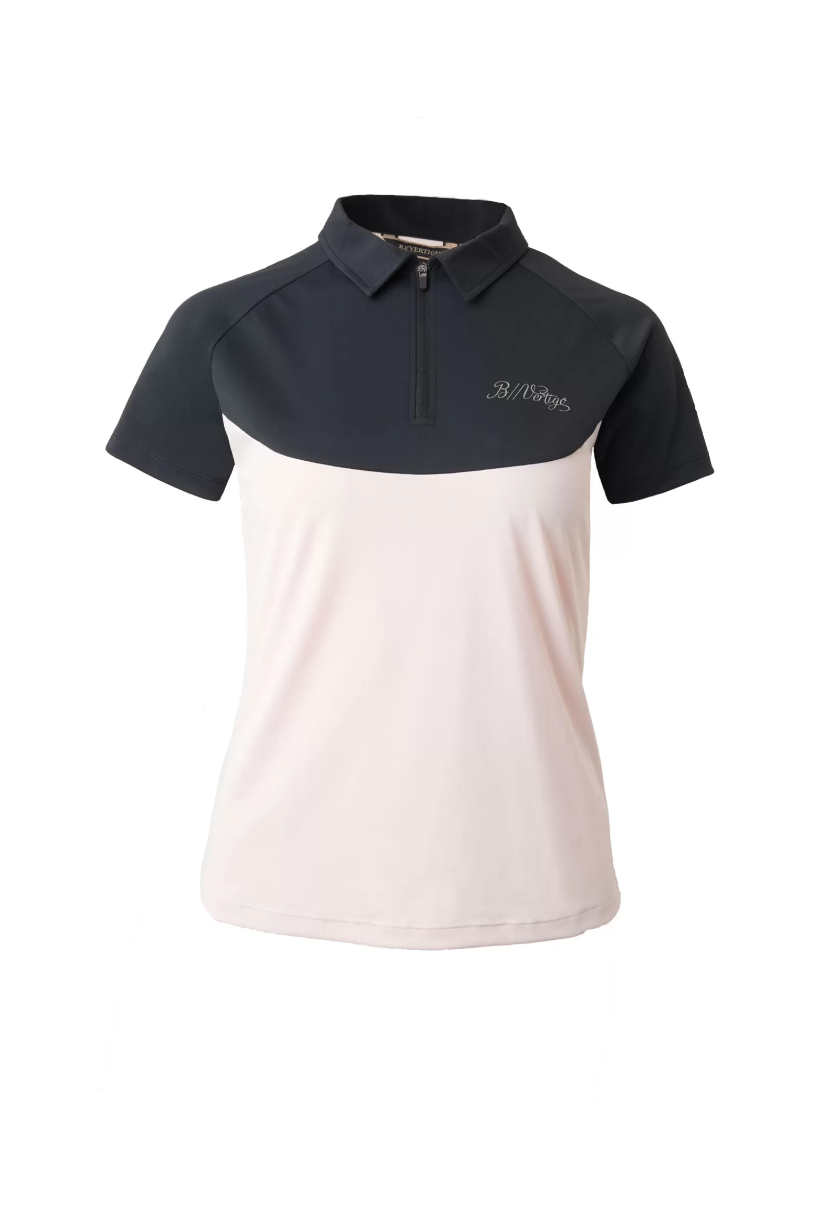 Tops & T-Shirts*bvertigo B Vertigo Ariella Women'S Polo Shirt Mauve Chalk (Light Pink)