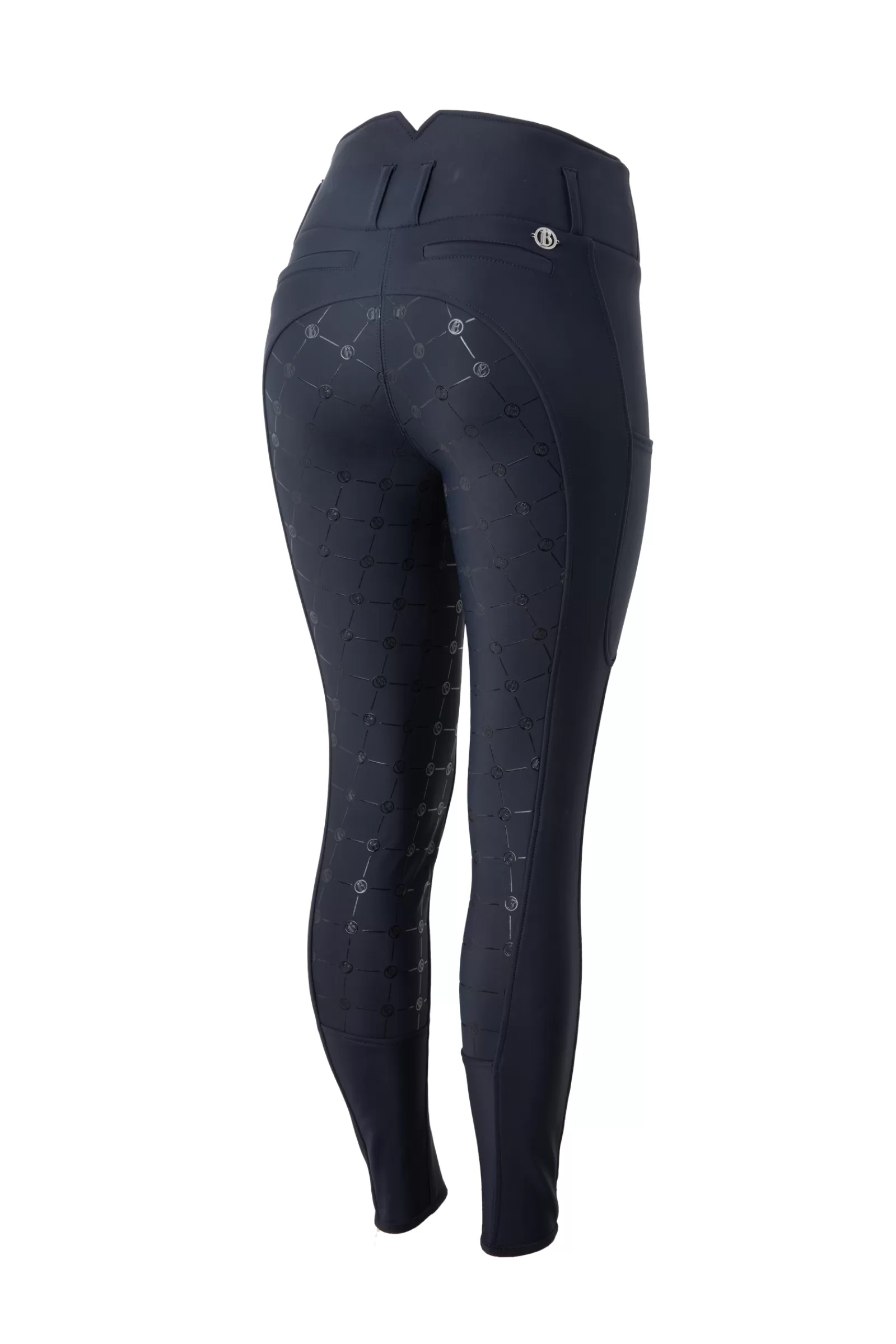 Riding Tights*bvertigo B Vertigo Aurelia Women'S Thermo Full Seat Riding Tights Dark Navy