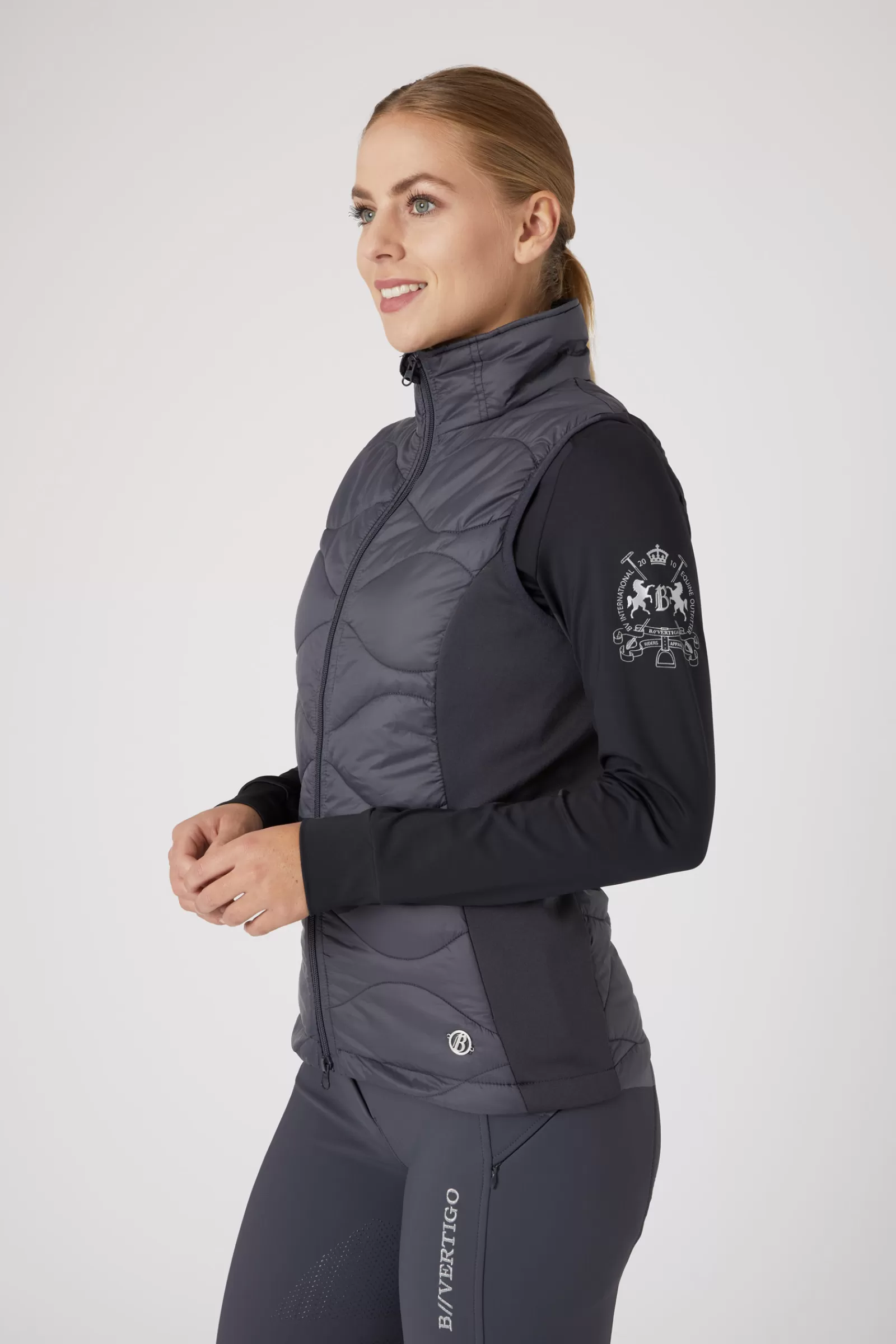 Coats & Jackets*bvertigo B Vertigo Belle Women'S Hybrid Riding Riding Vest Dark Navy