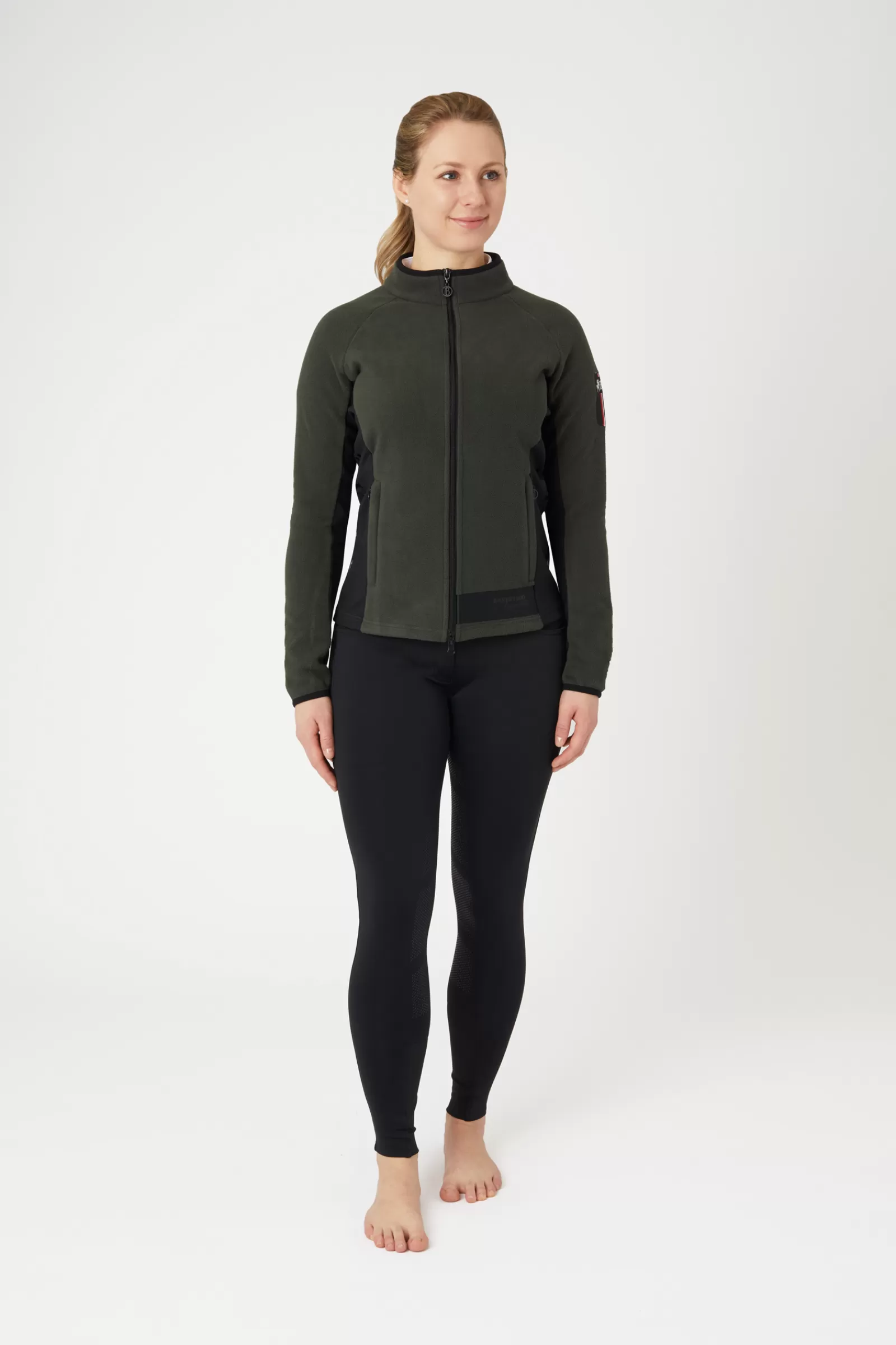 Riding Jumpers & Fleeces*bvertigo B Vertigo Cleo Women'S Stretch Fleece Riding Riding Jacket Climbing Ivy Green