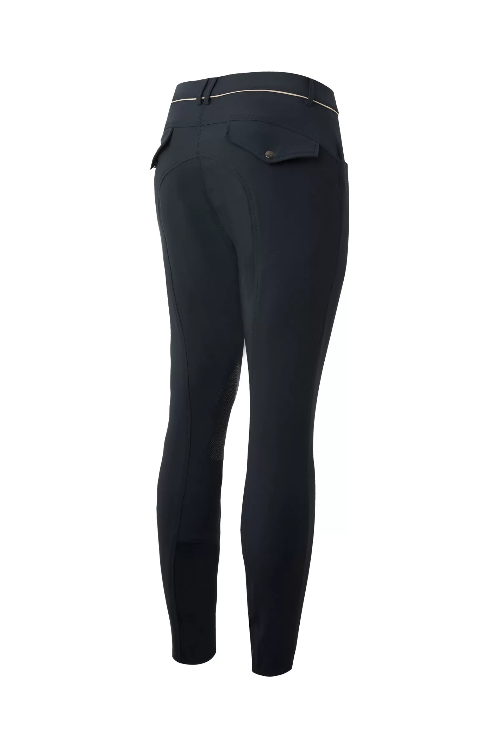 Jodhpurs & Breeches*bvertigo B Vertigo Damien Men'S Knee Patch Breeches Anthracite Dark Grey