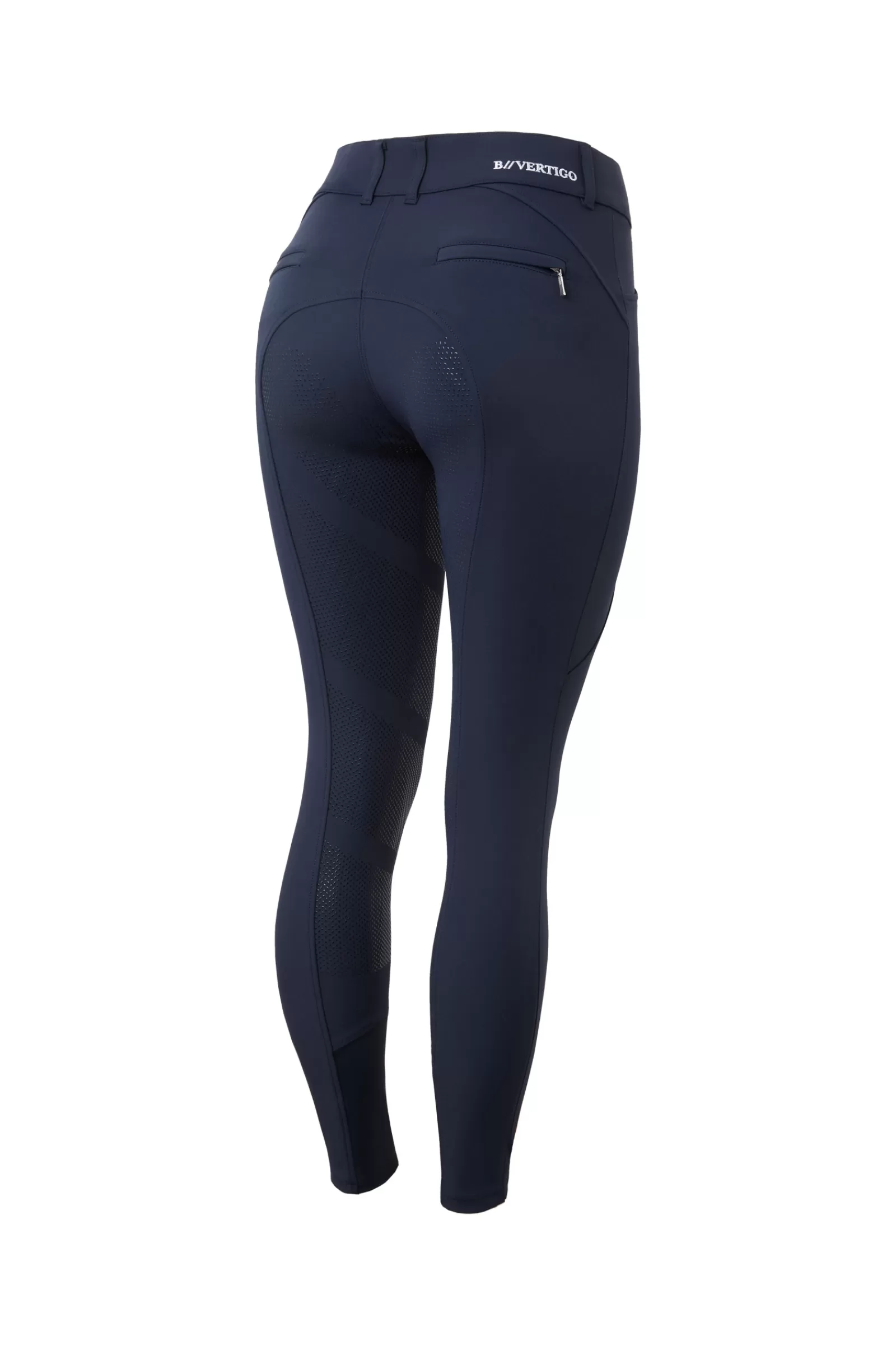 Full Seat Breeches*bvertigo B Vertigo Davina Women'S Mid Rise Full Seat Breeches With Phone Pockets Dark Navy