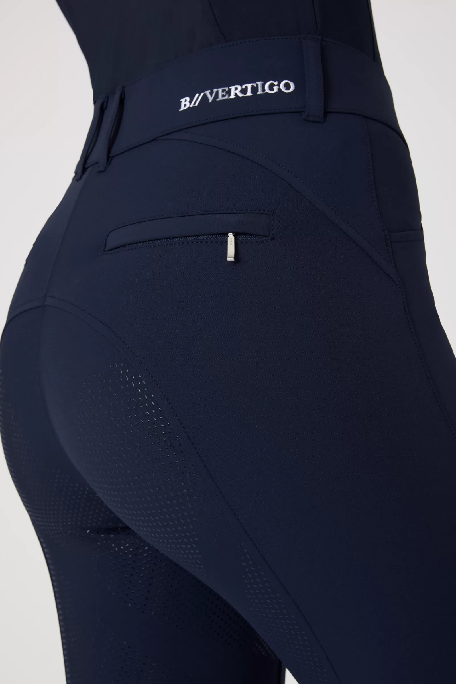 Full Seat Breeches*bvertigo B Vertigo Davina Women'S Mid Rise Full Seat Breeches With Phone Pockets Dark Navy
