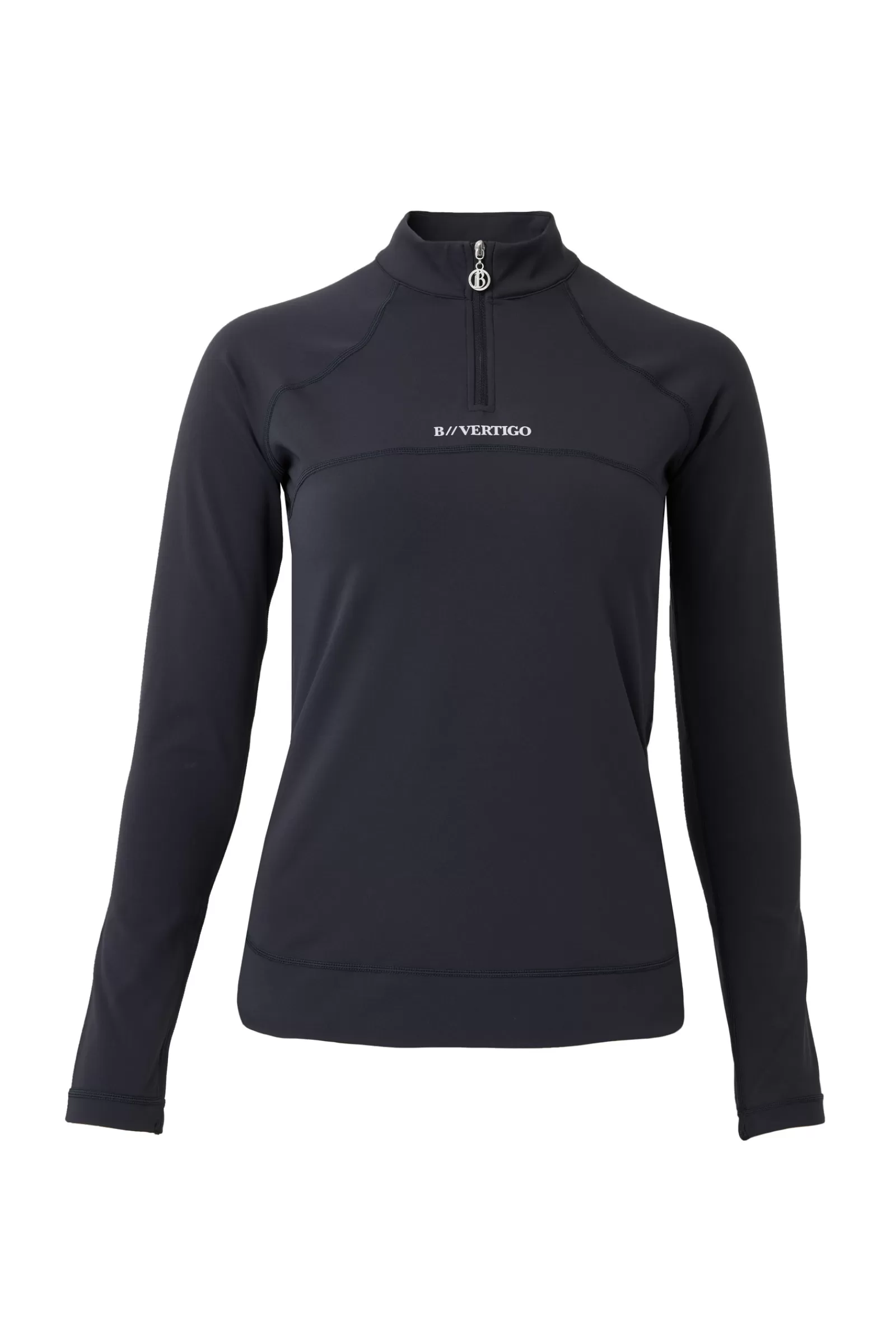 Tops & T-Shirts*bvertigo B Vertigo Davina Women'S Training Shirt With Phone Pocket Dark Navy