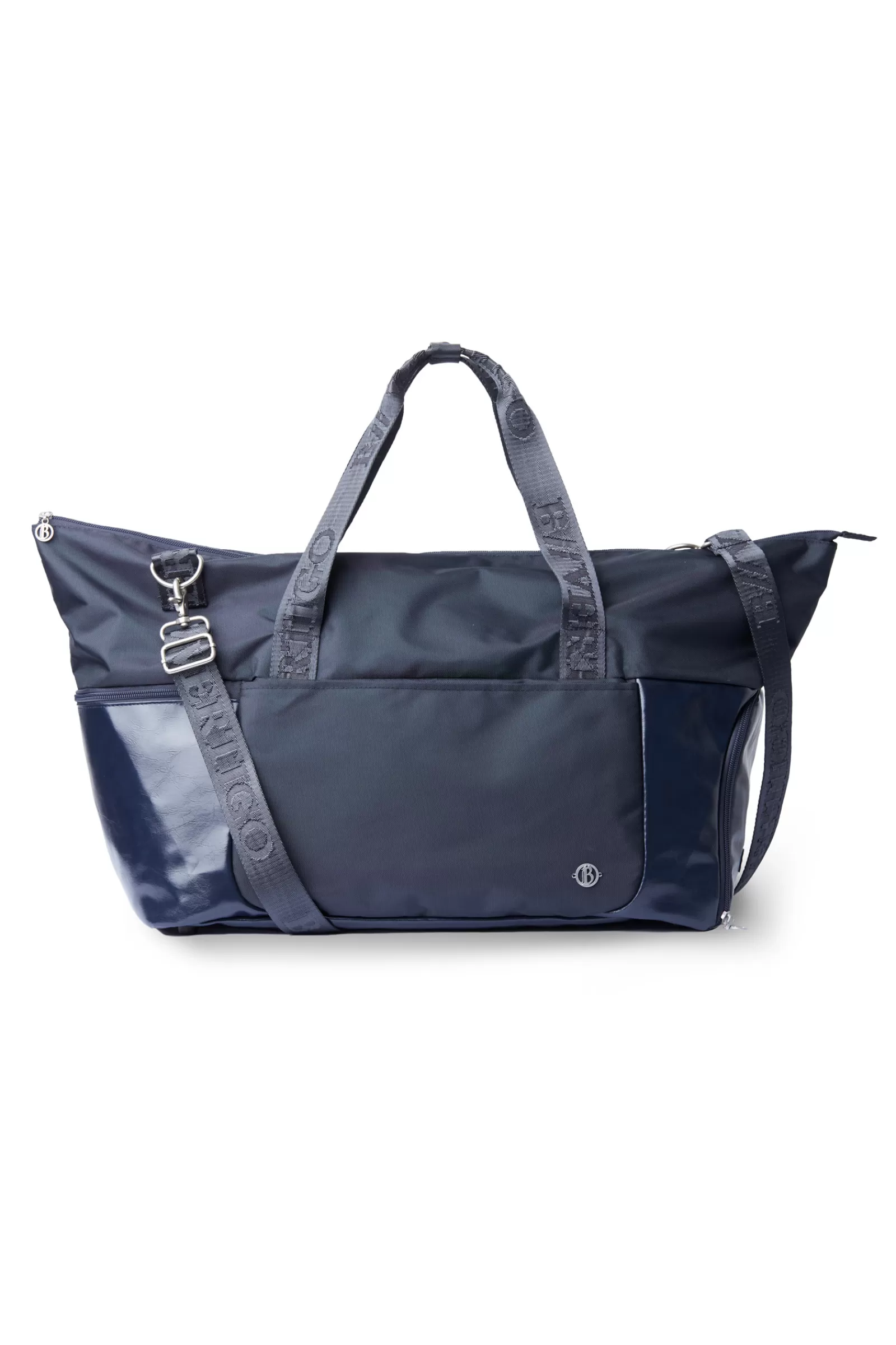 Bags*bvertigo B Vertigo Duffle Bag With Shoe Compartment Dark Navy