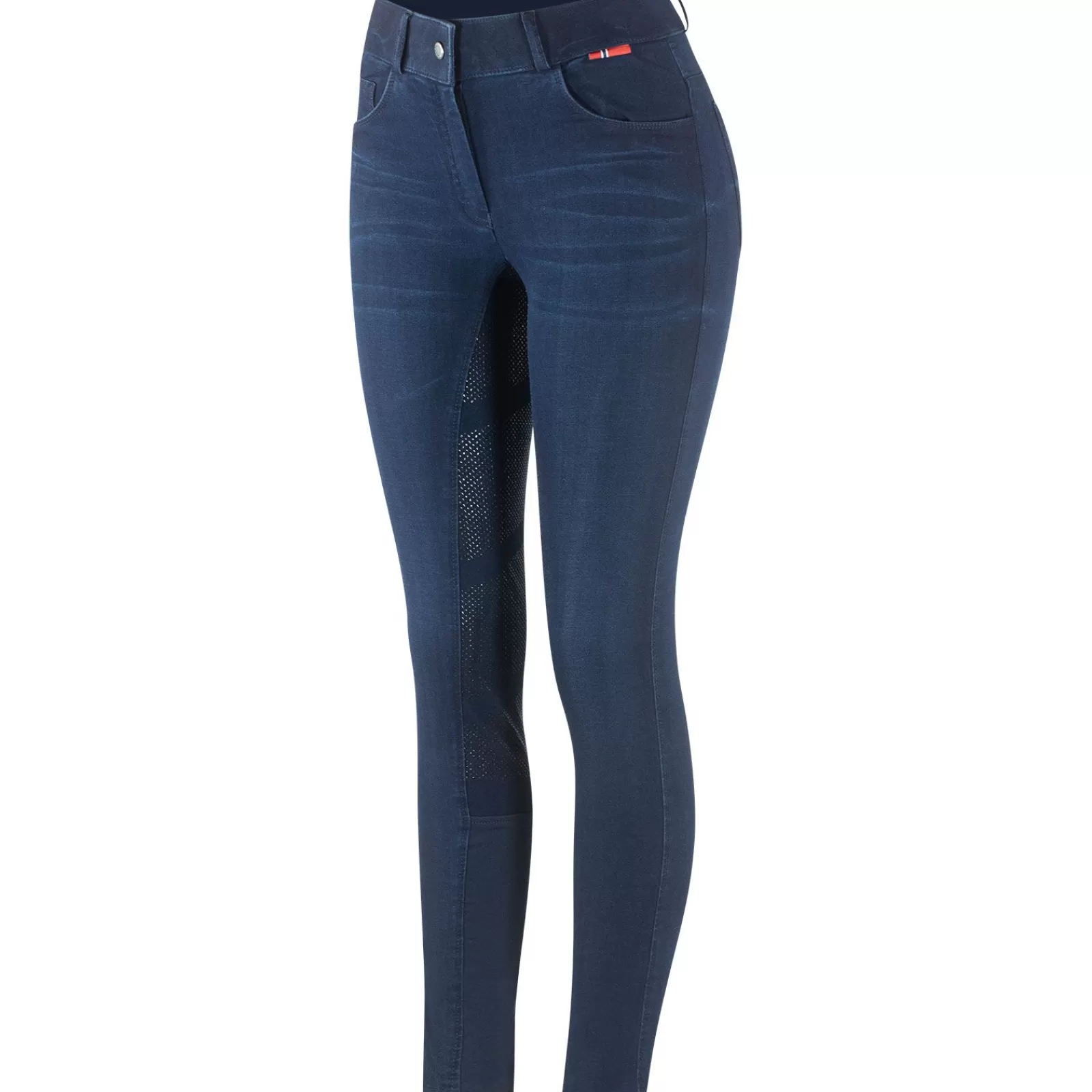 Full Seat Breeches*bvertigo B Vertigo Elle Full Seat Breeches Denim With Silicone Grip For Woman Dark Blue