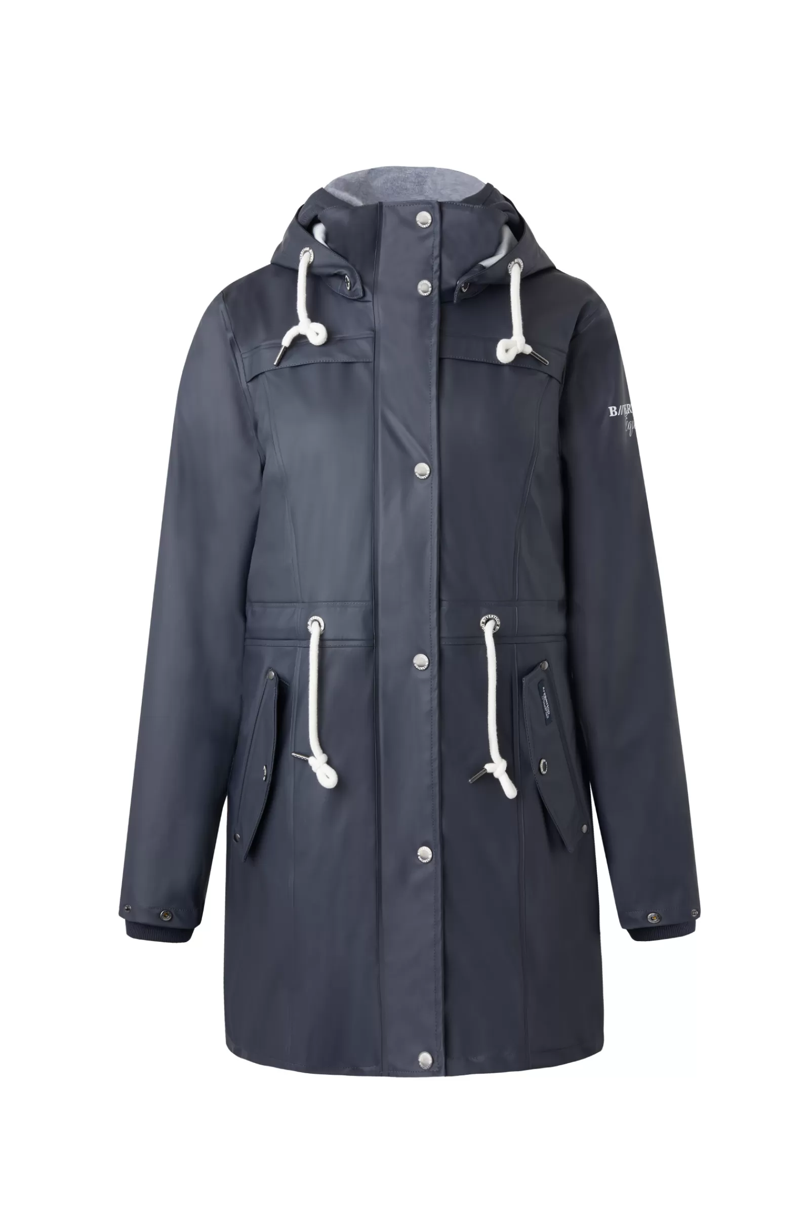 Rain Clothing*bvertigo B Vertigo Emma Women'S Pu Raincoat Dark Navy