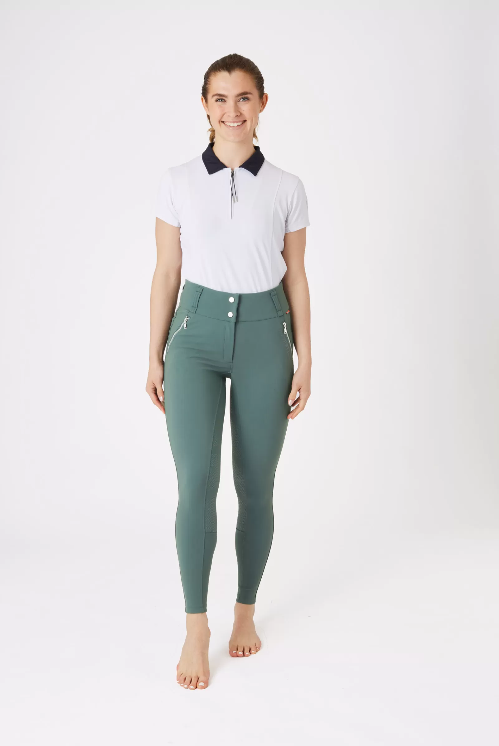 Full Seat Breeches*bvertigo B Vertigo Enya Women'S Fullgrip Breeches Jungle Green