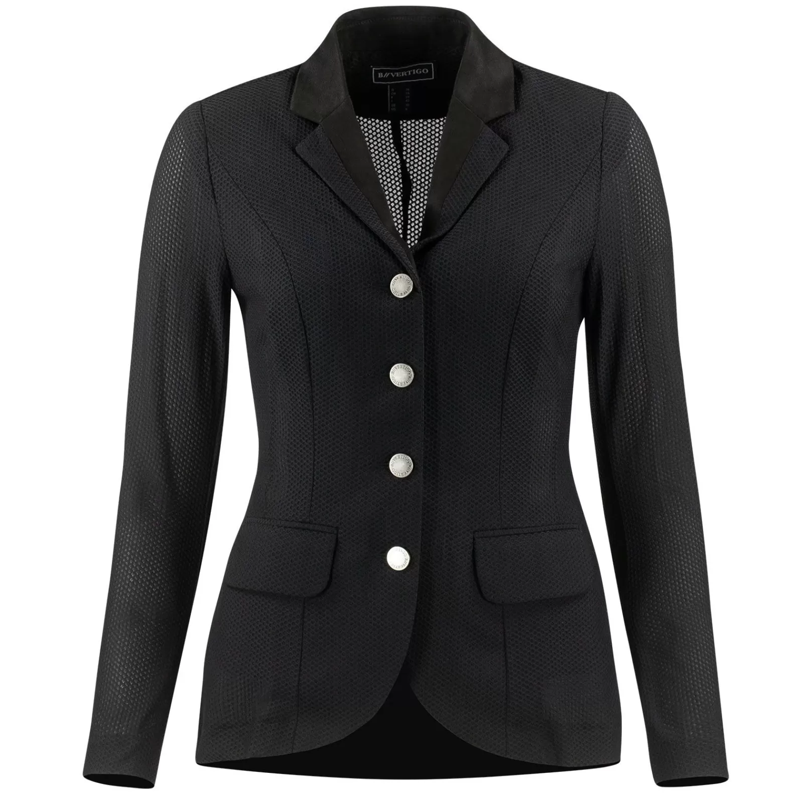 Show Clothing*bvertigo B Vertigo Gabrielle Women'S Mesh Show Riding Jacket Black