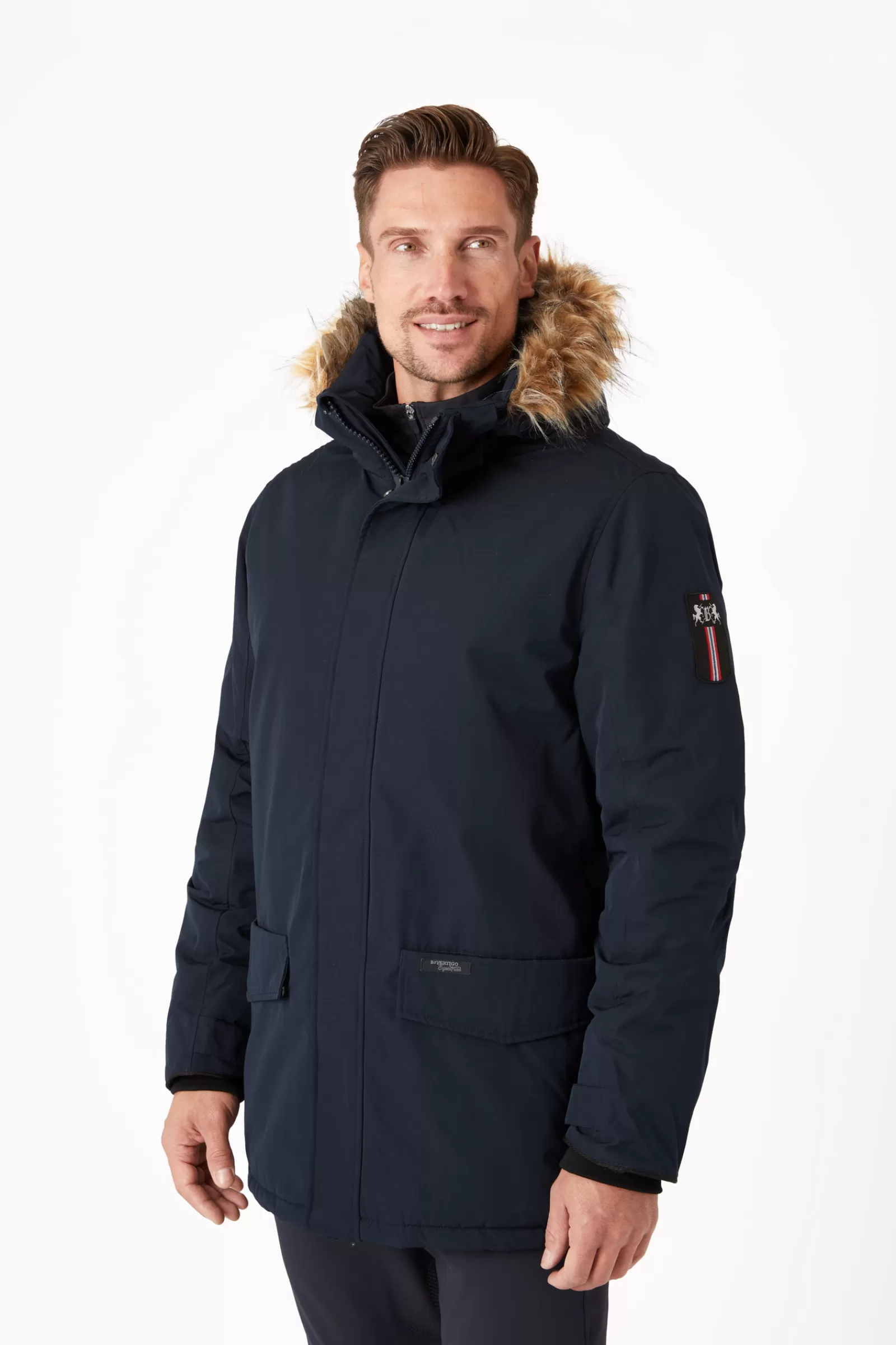 Riding Jackets*bvertigo B Vertigo Garren Men'S Winter Parka Dark Navy