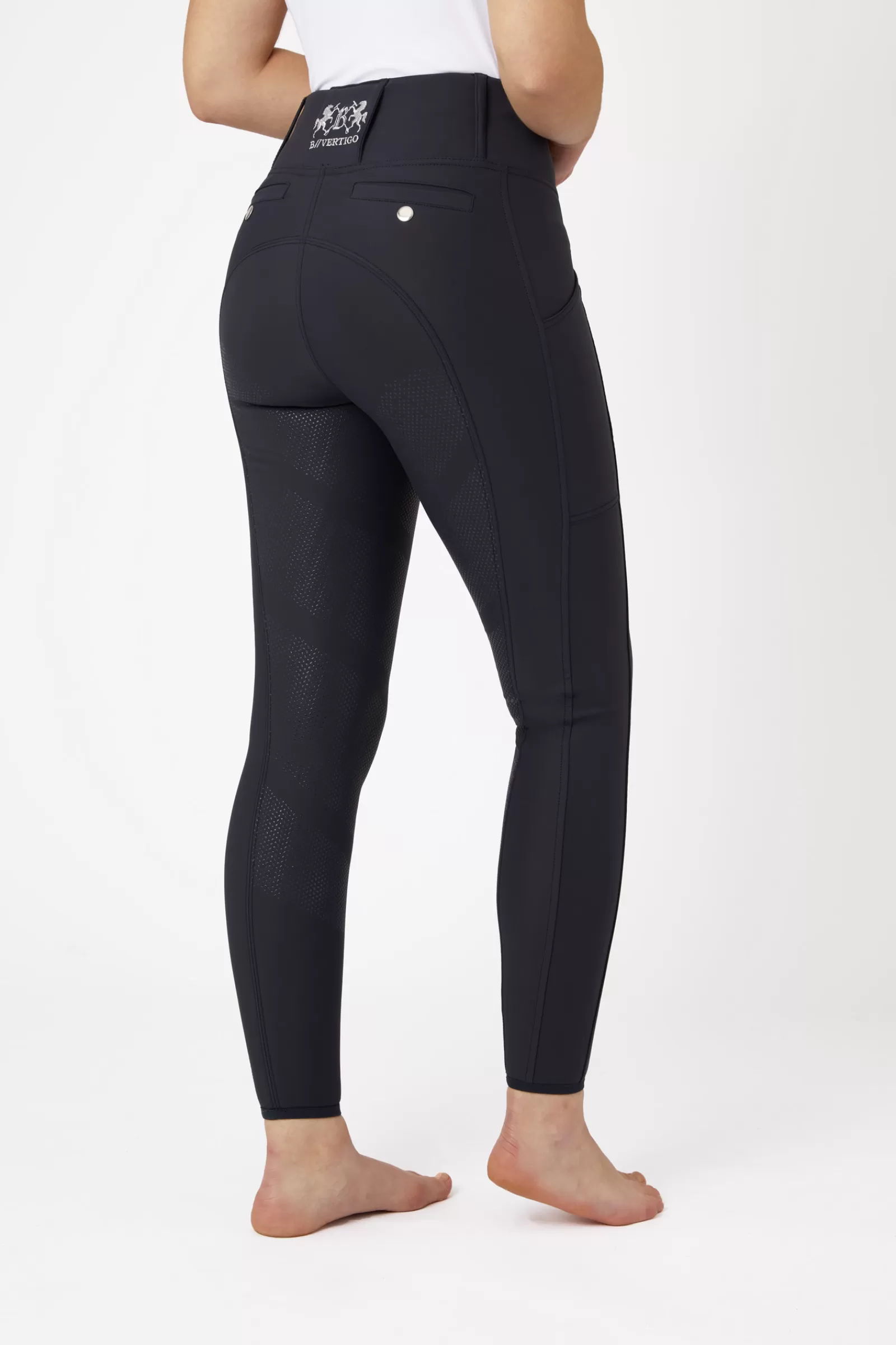 Riding Tights*bvertigo B Vertigo Gia Women'S Tights With Belt Loops Dark Navy