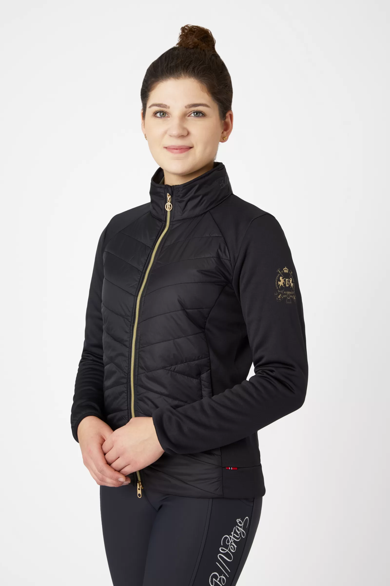 Coats & Jackets*bvertigo B Vertigo Jacqueline Women'S Padded Riding Jacket Anthracite Dark Grey