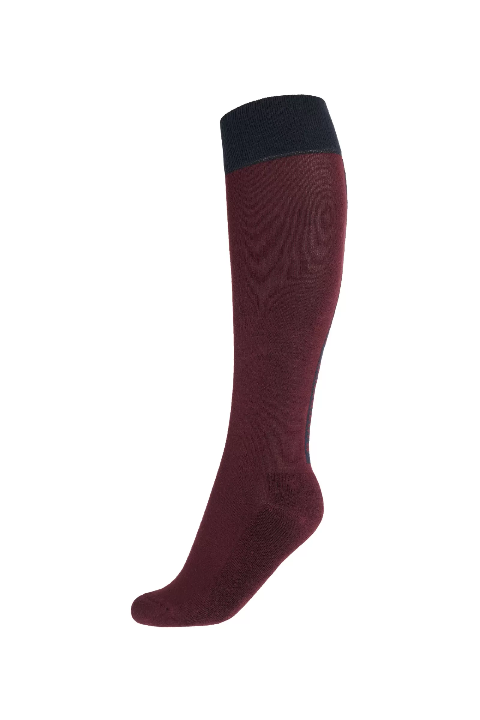 Riding Socks*bvertigo B Vertigo Janelle Socks Cabernet (Wine Red)