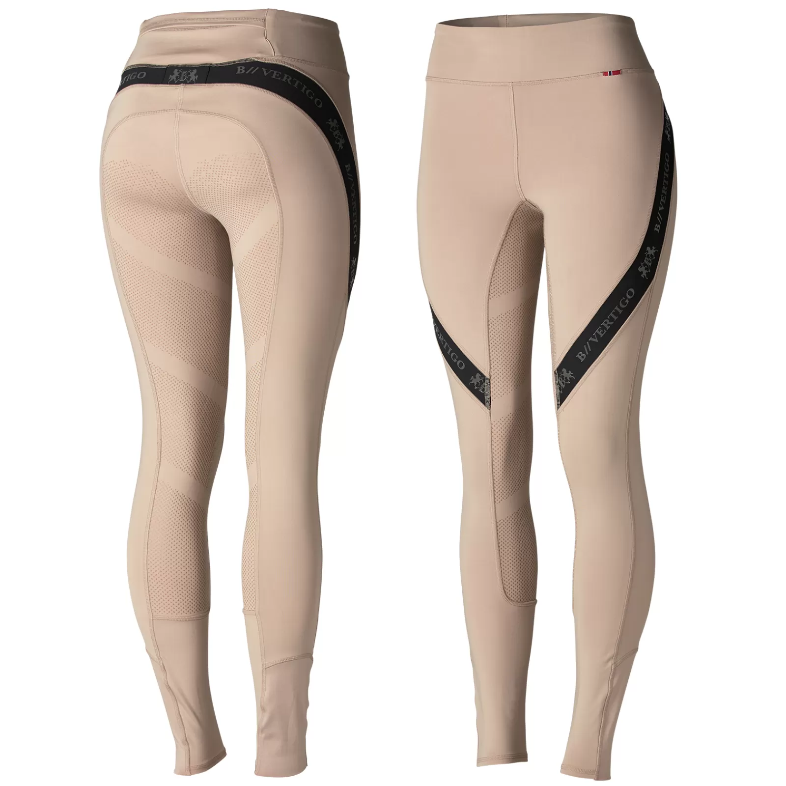 Riding Tights*bvertigo B Vertigo Jenny Women'S Silicone Full Seat Riding Tights Beige