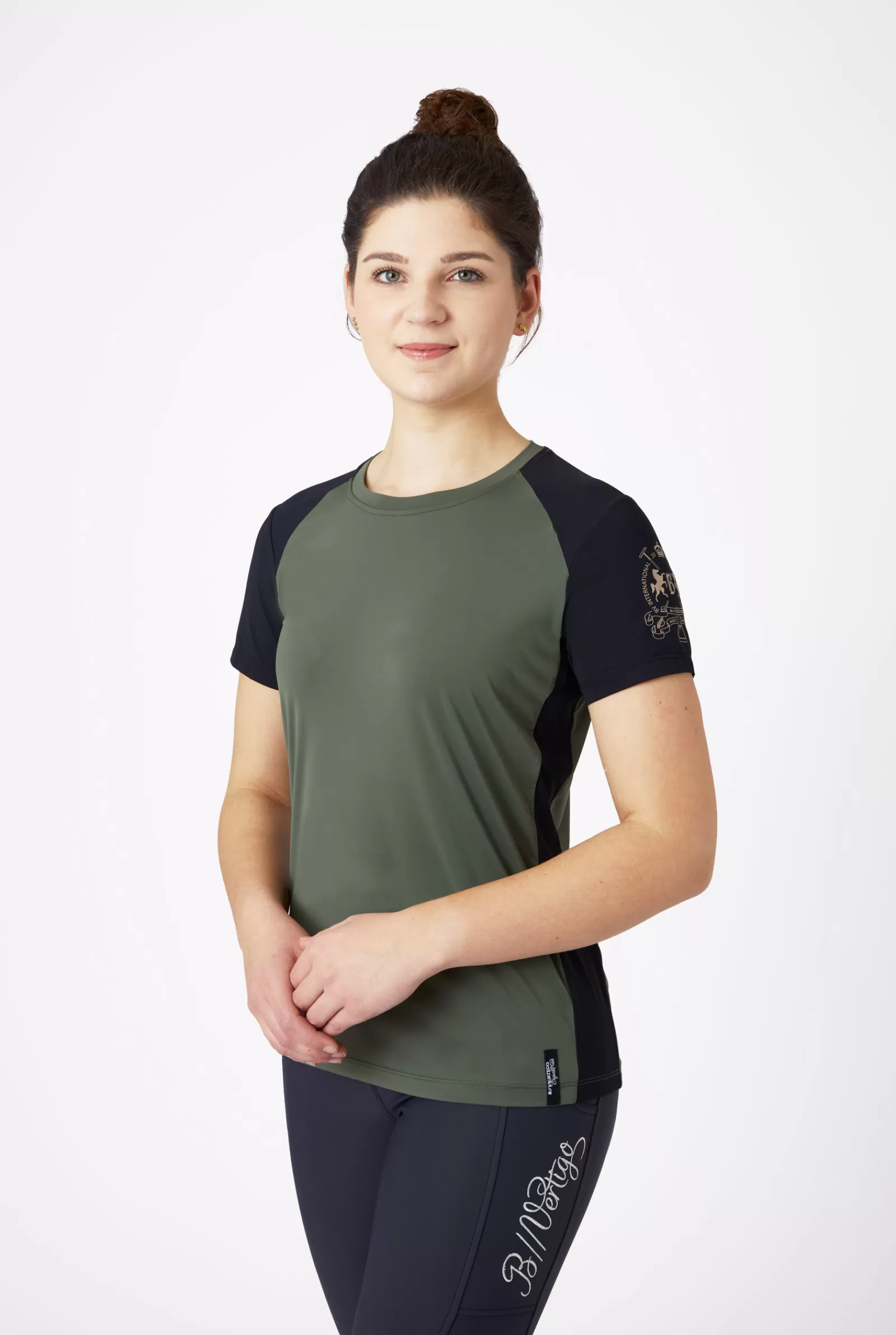 Tops & T-Shirts*bvertigo B Vertigo Jolie Women'S Functional T-Shirt Beetle Green