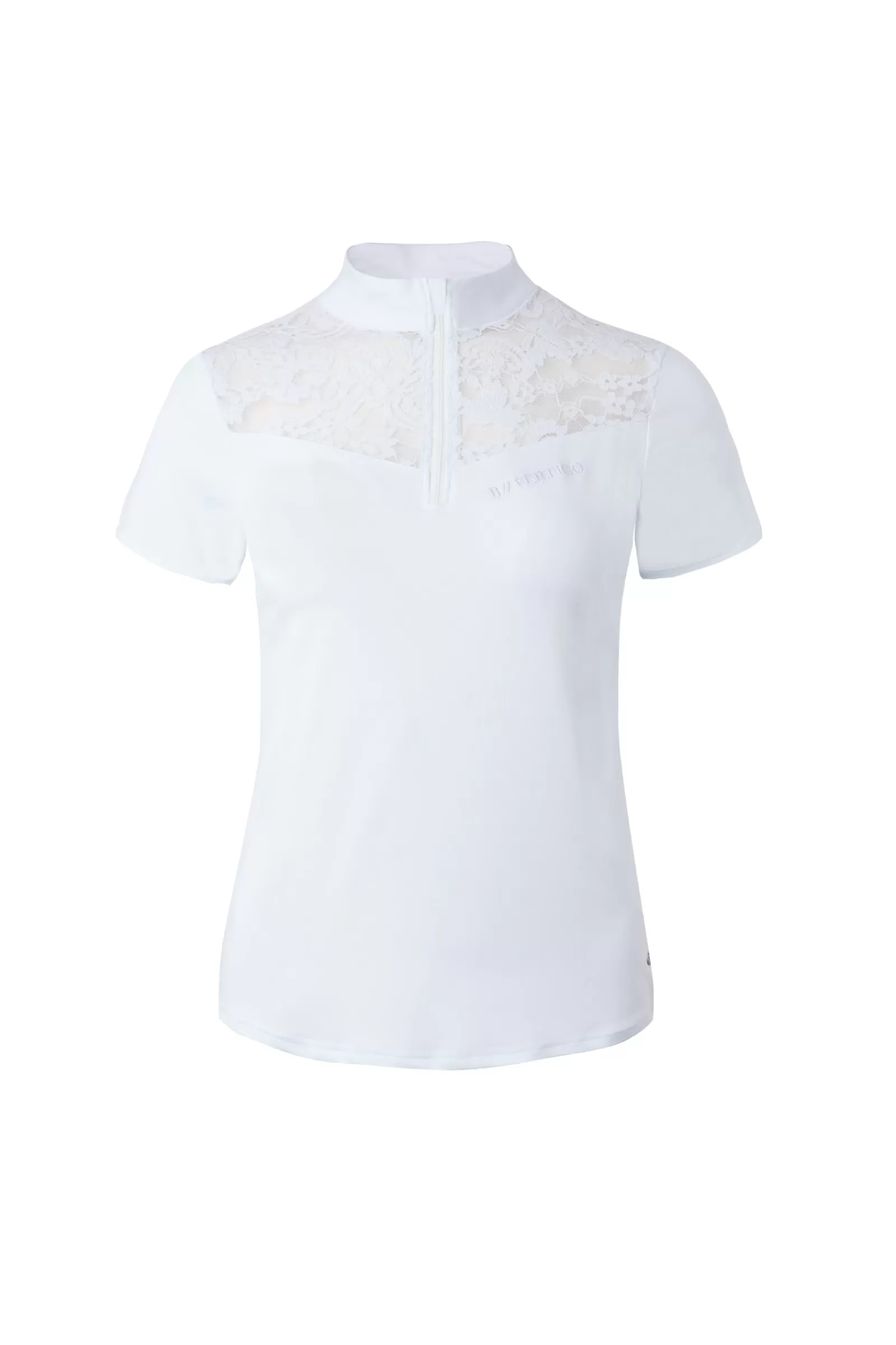 Show Clothing*bvertigo B Vertigo Kayla Women'S Show Shirt With Lace White