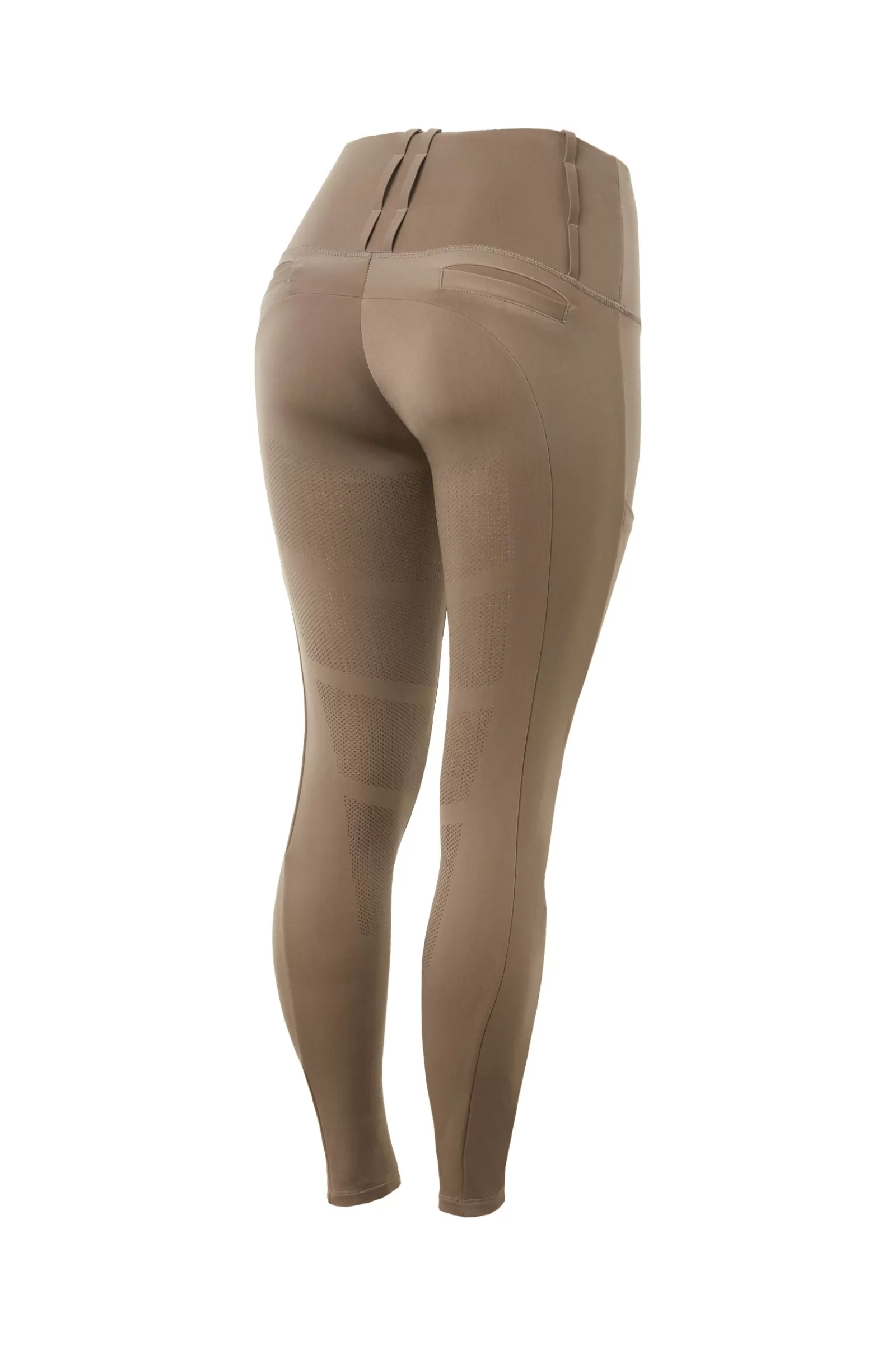 Riding Tights*bvertigo B Vertigo Luisa Women'S High Waist Thermo Riding Tights Shiitake Beige