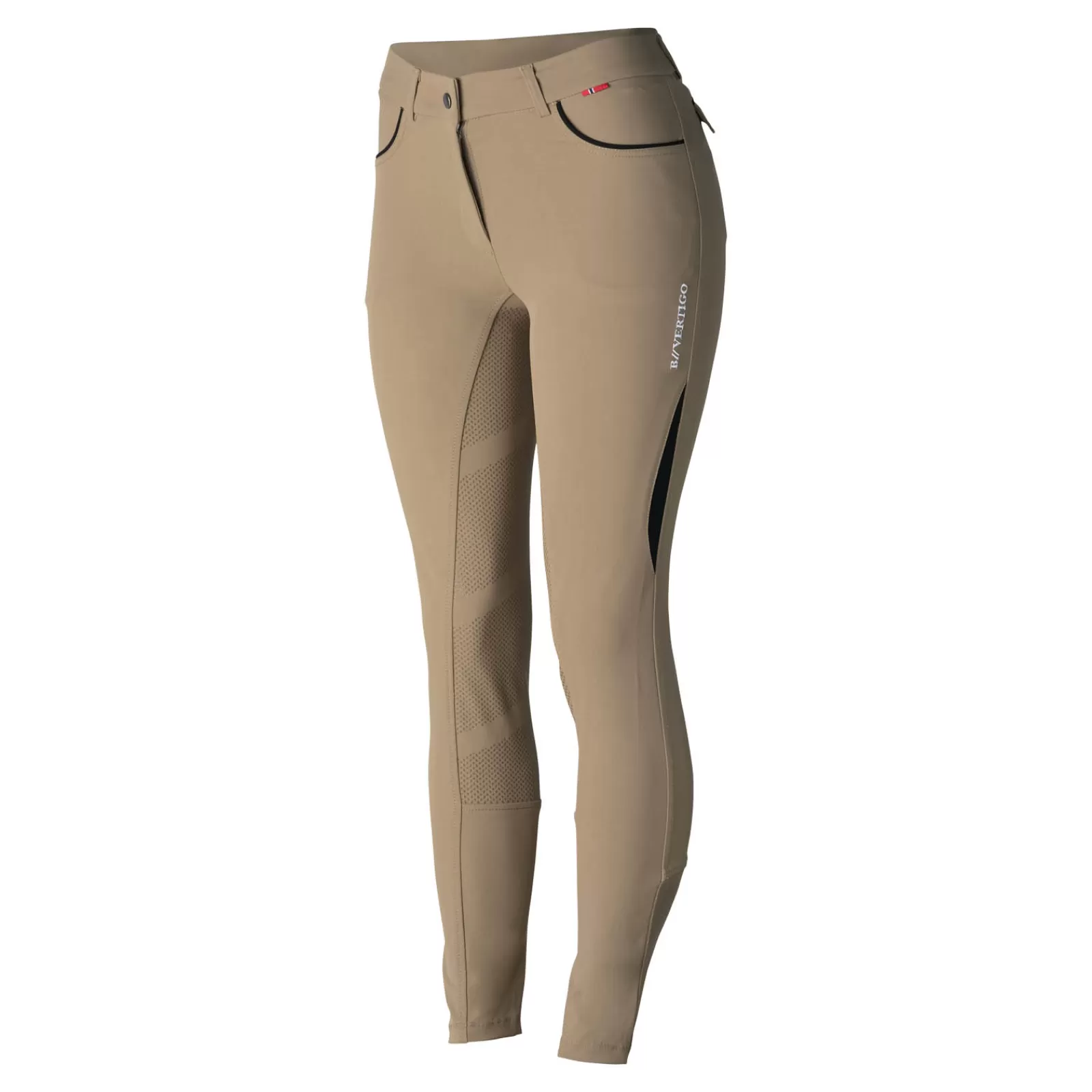 Full Seat Breeches*bvertigo B Vertigo Marla Women'S Mid-Rise Silicone Full Seat Breeches Timber Wolf