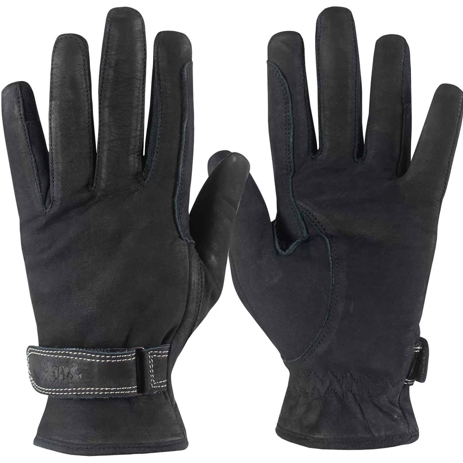 Riding Gloves For Winter*bvertigo B Vertigo Milan Leather Thermo Riding Gloves Black