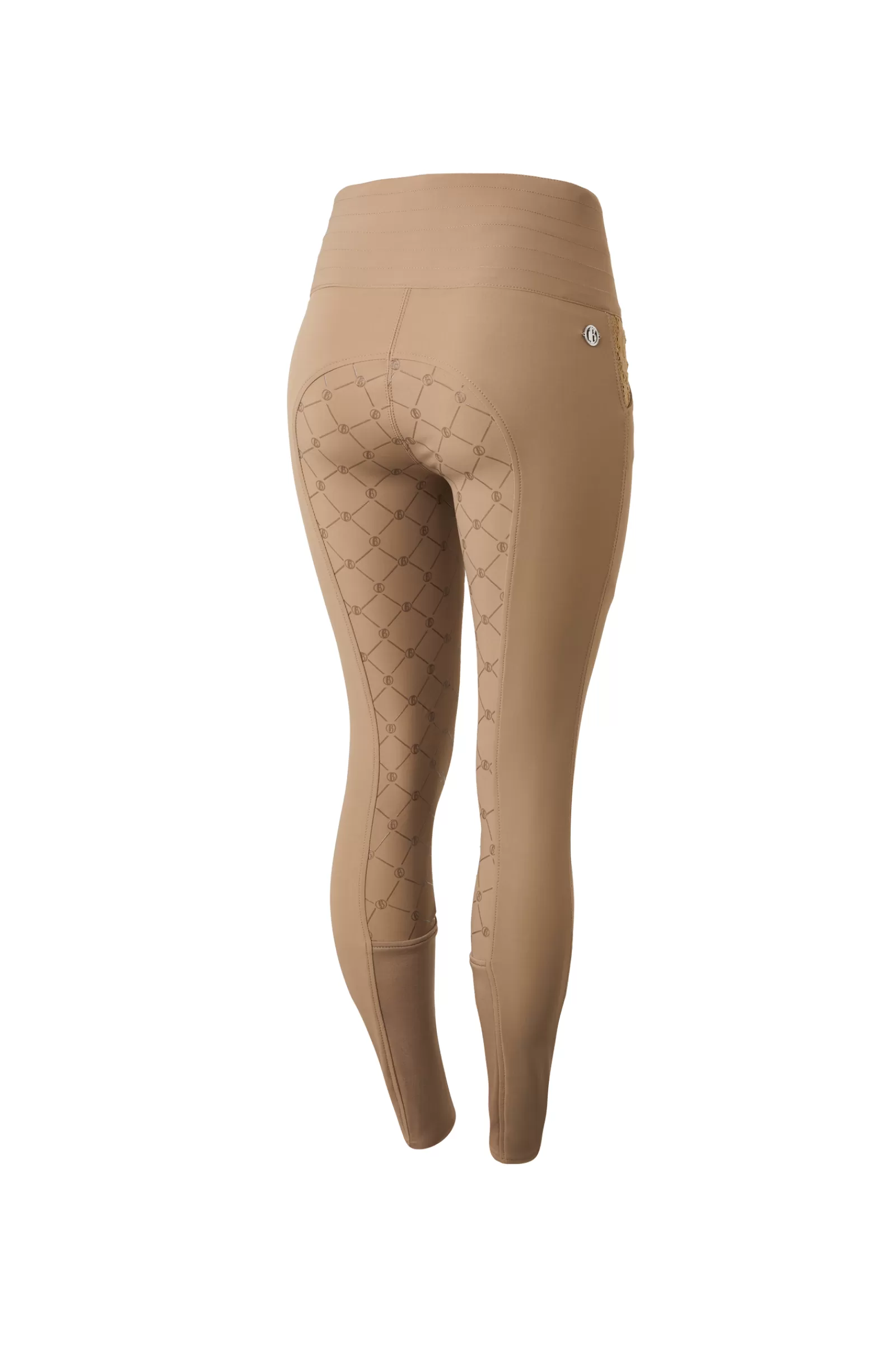 Full Seat Breeches*bvertigo B Vertigo Natalia Women'S Breeches With Lace Pockets Fossil Brown