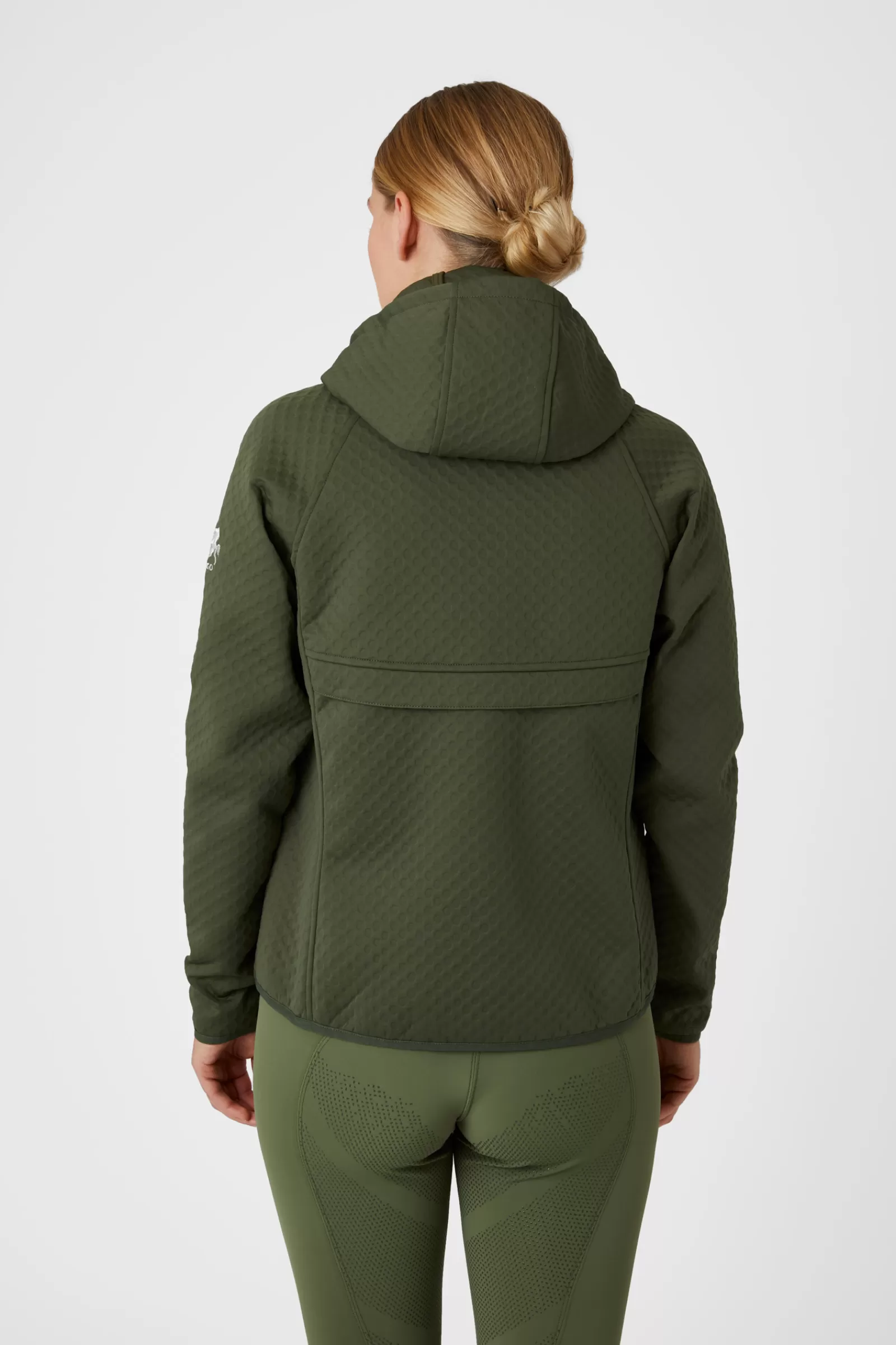 Riding Jumpers & Fleeces*bvertigo B Vertigo Norah Women'S Scuba Fabric Hoodie Riding Jacket Wild Grass Green