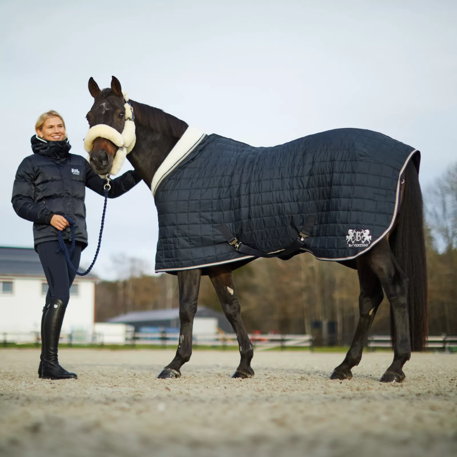 bvertigo B Vertigo Theo Stable Rug, 150G> Stable Rugs & Liners