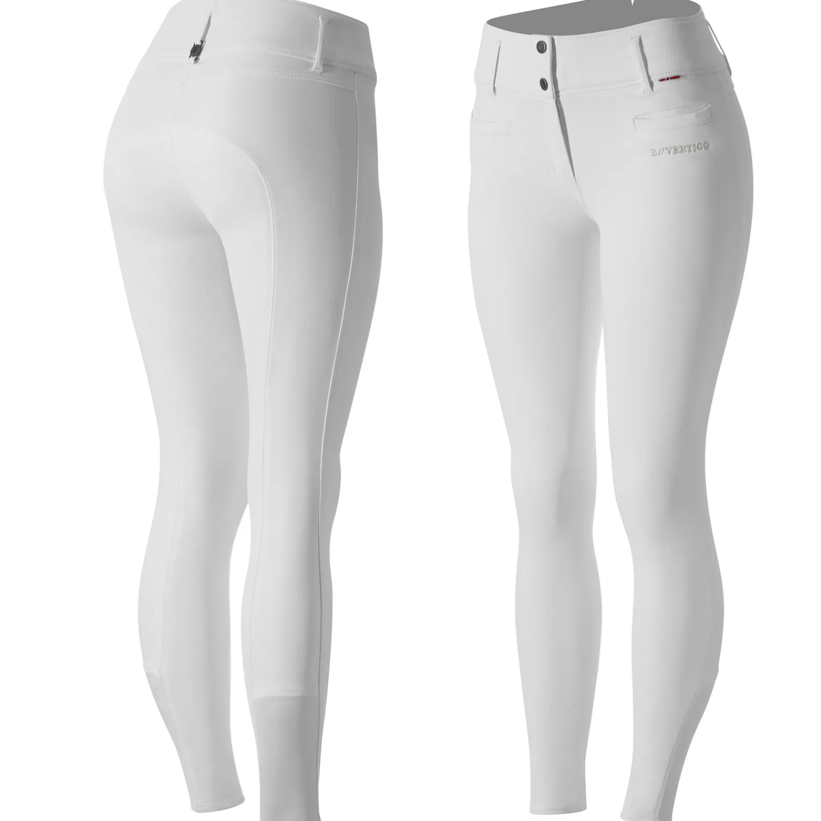 Full Seat Breeches*bvertigo B Vertigo Tiffany Women'S Full Seat Breeches With Silicone Grip Bright White