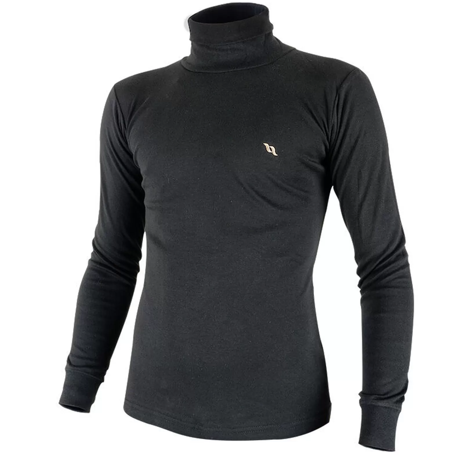 Riding Shirts*backontrack Back On Track Polo Neck Sweater, Men Black